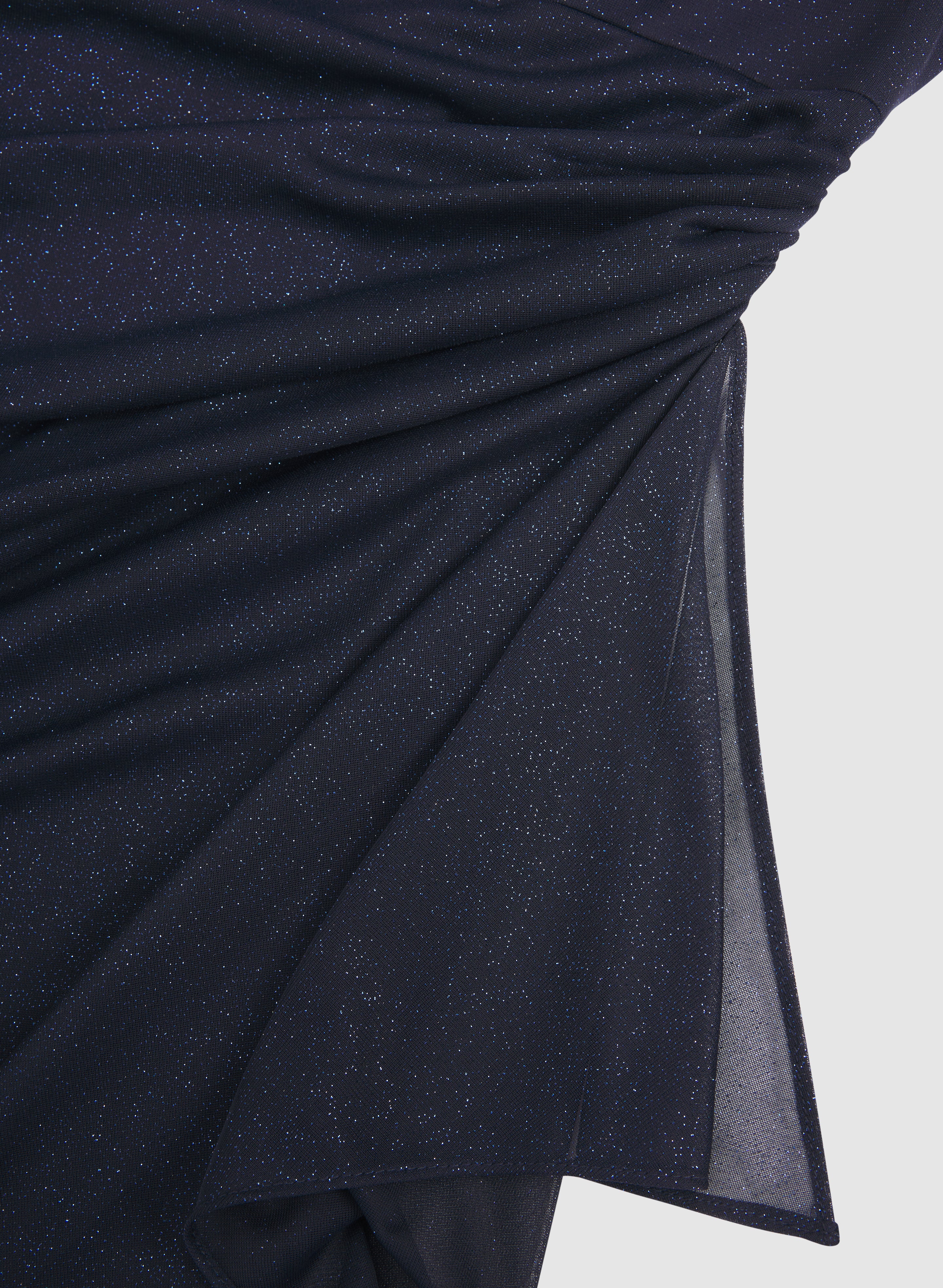 Draped Glitter Dress - Image 7