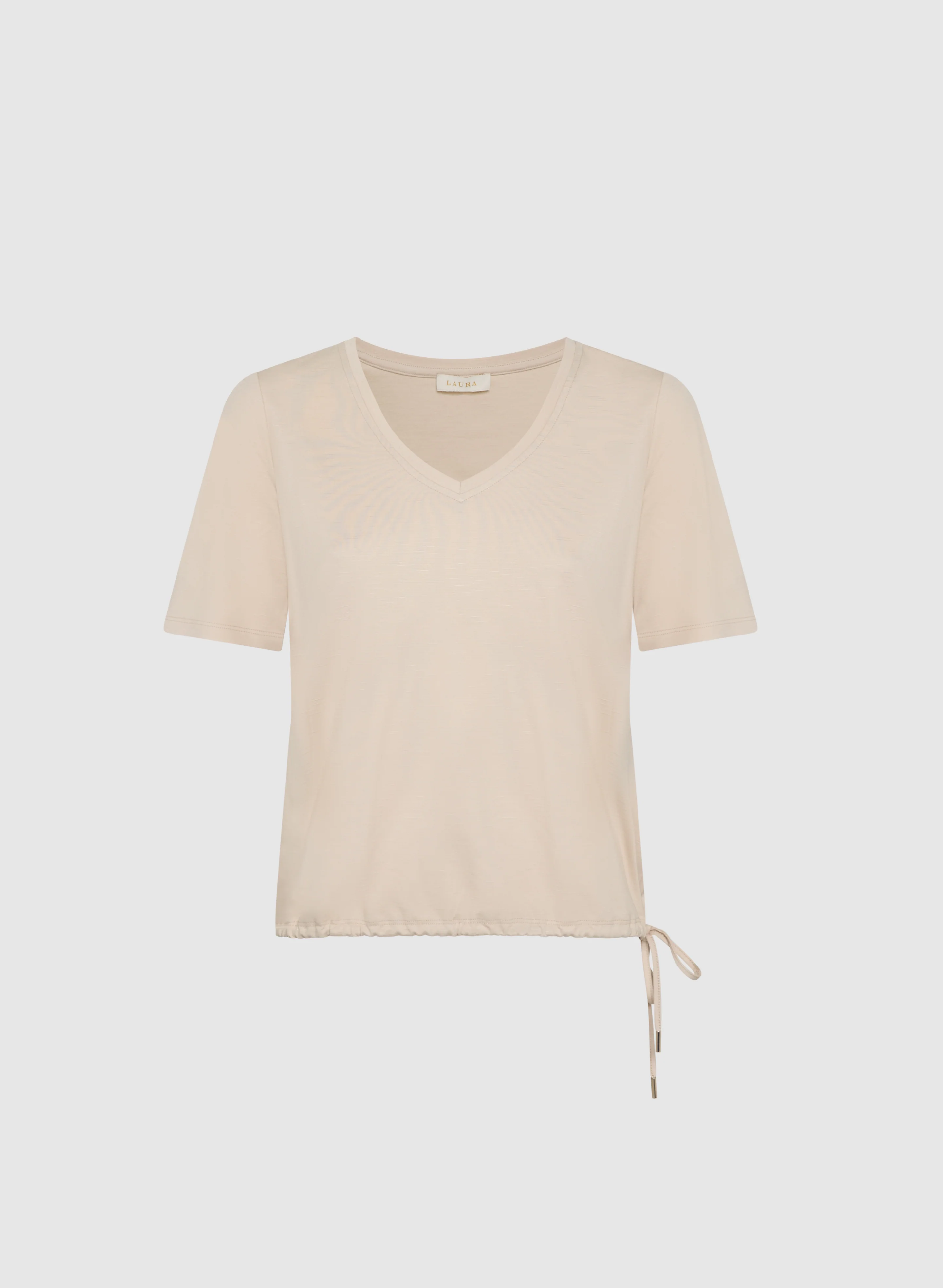 Drawstring Hem T-Shirt - Image 6