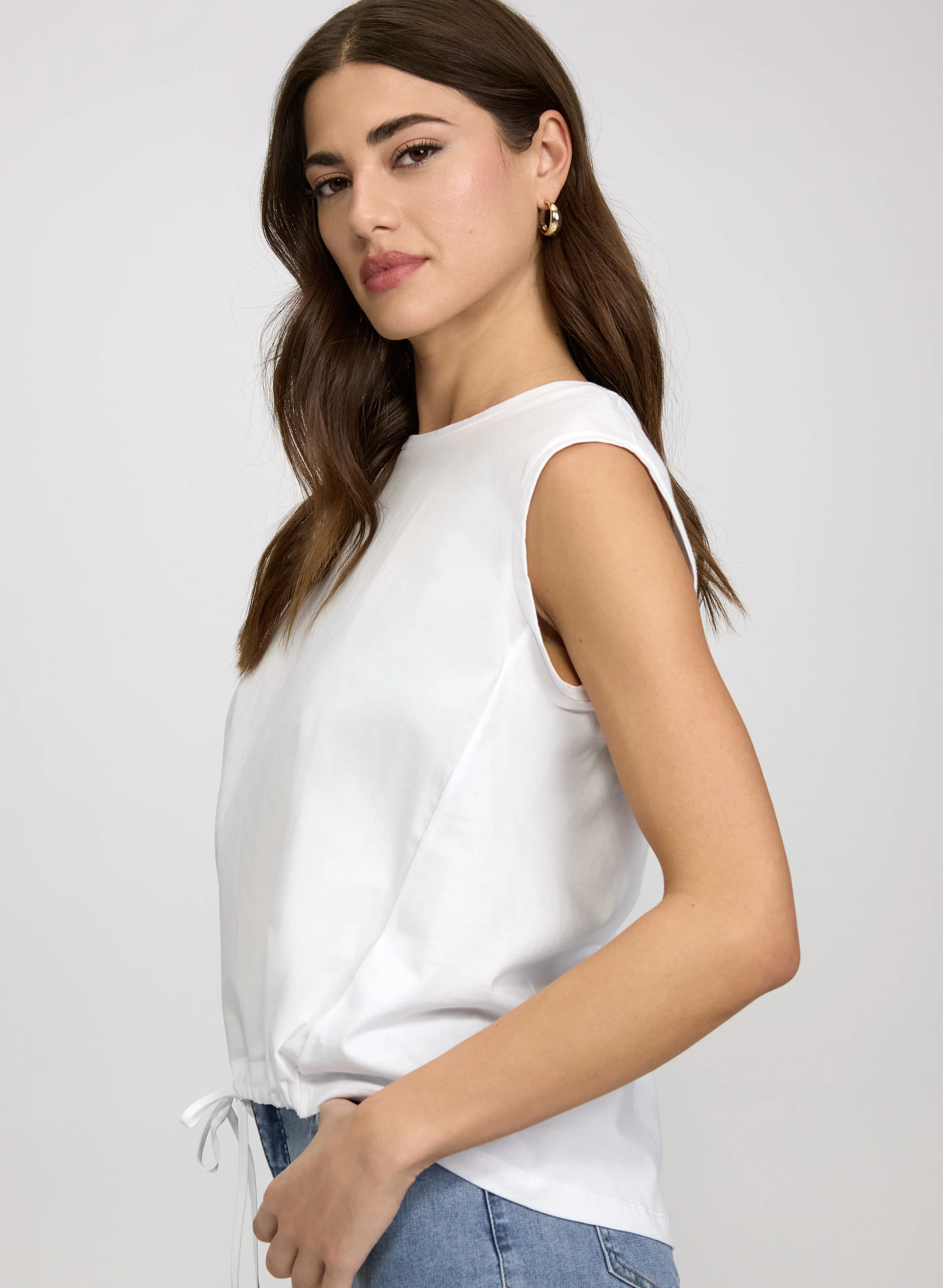 Drawstring Hem Top - Image 2