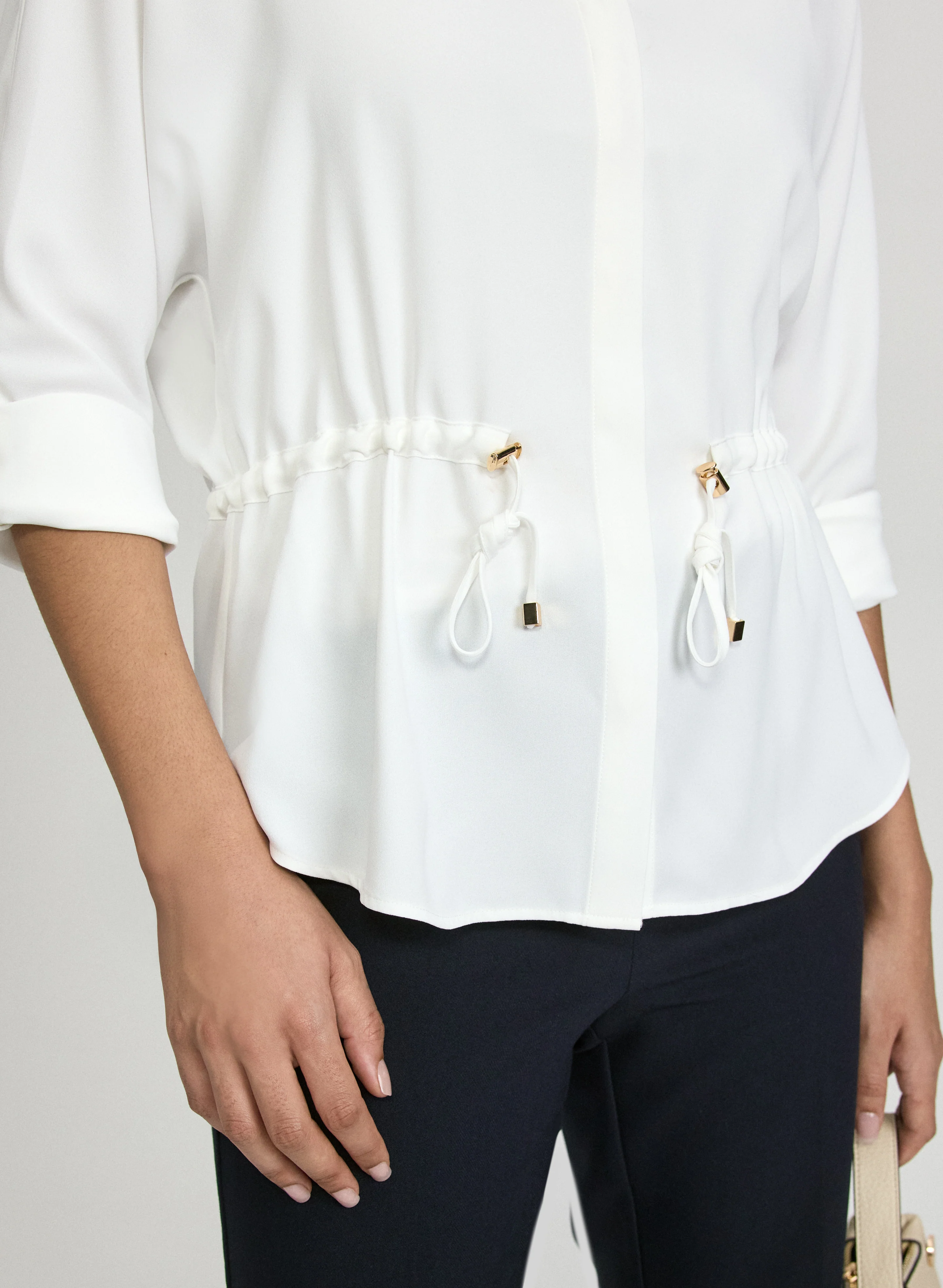 Drawstring Waist Blouse - Image 5