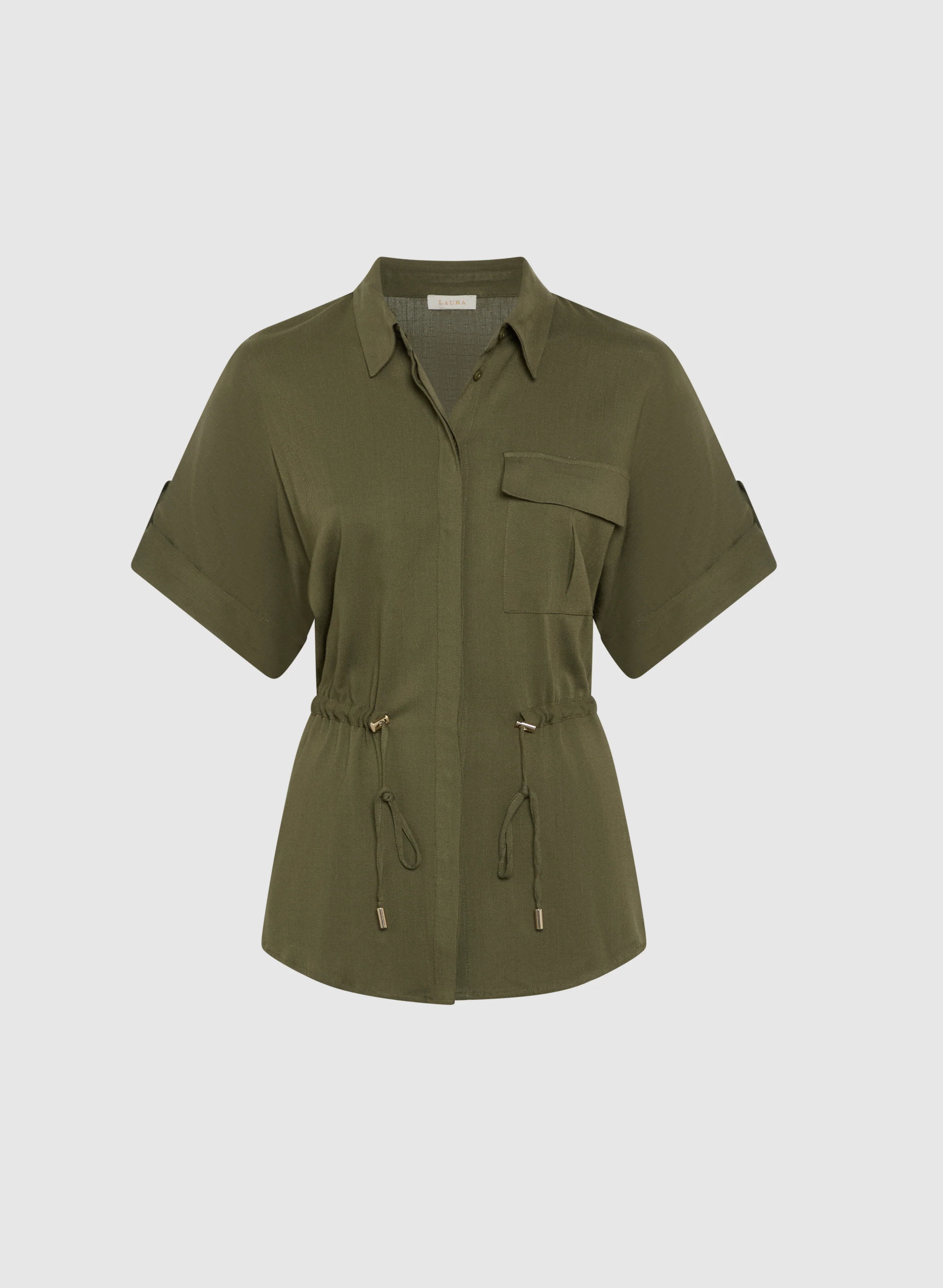 Drawstring Waist Blouse - Image 6