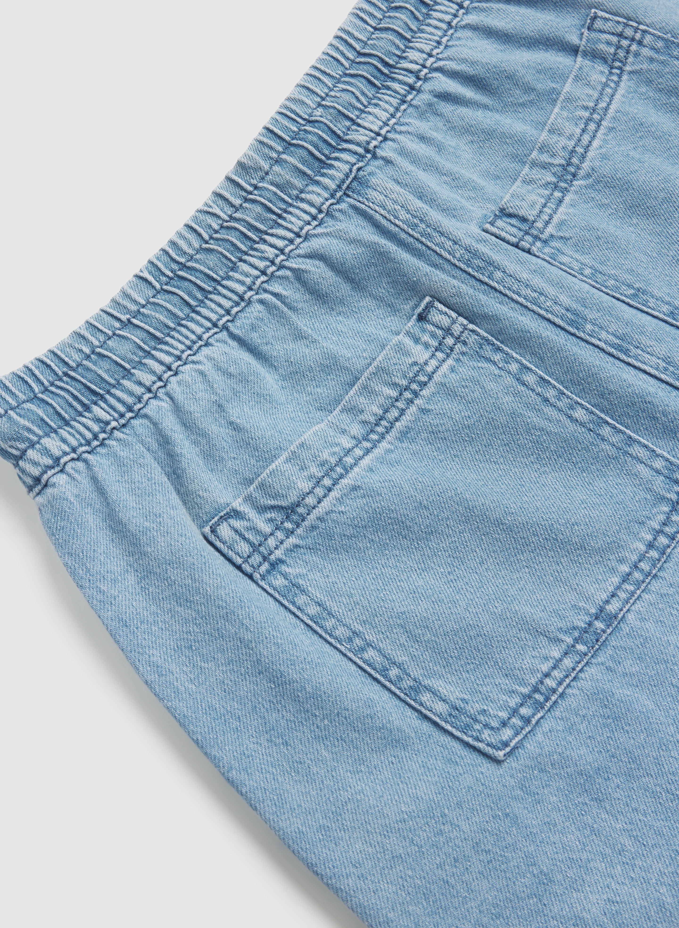 Drawstring Wide-Leg Jeans - Image 7