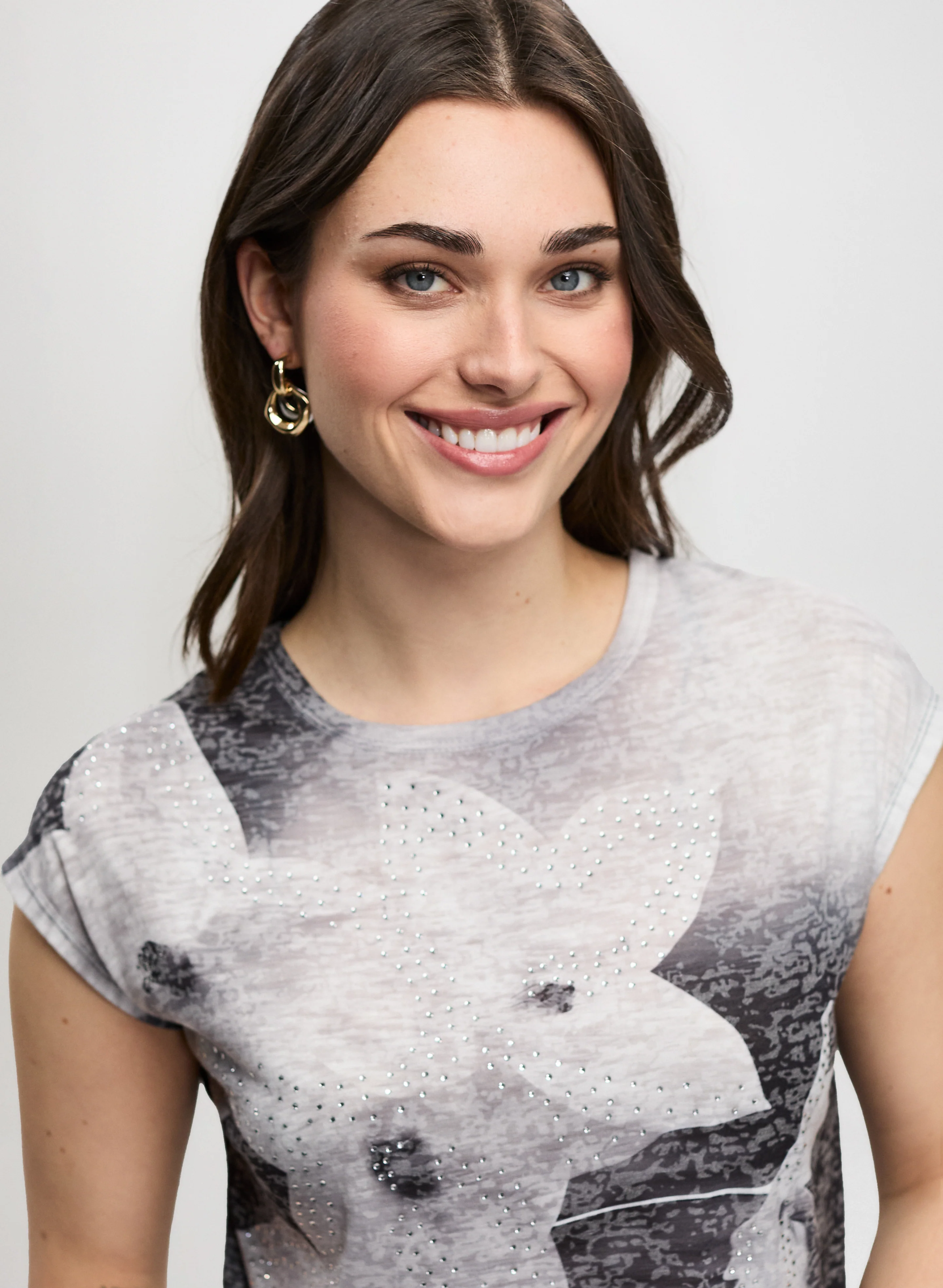 Drop-Shoulder Printed Tee - Image 2