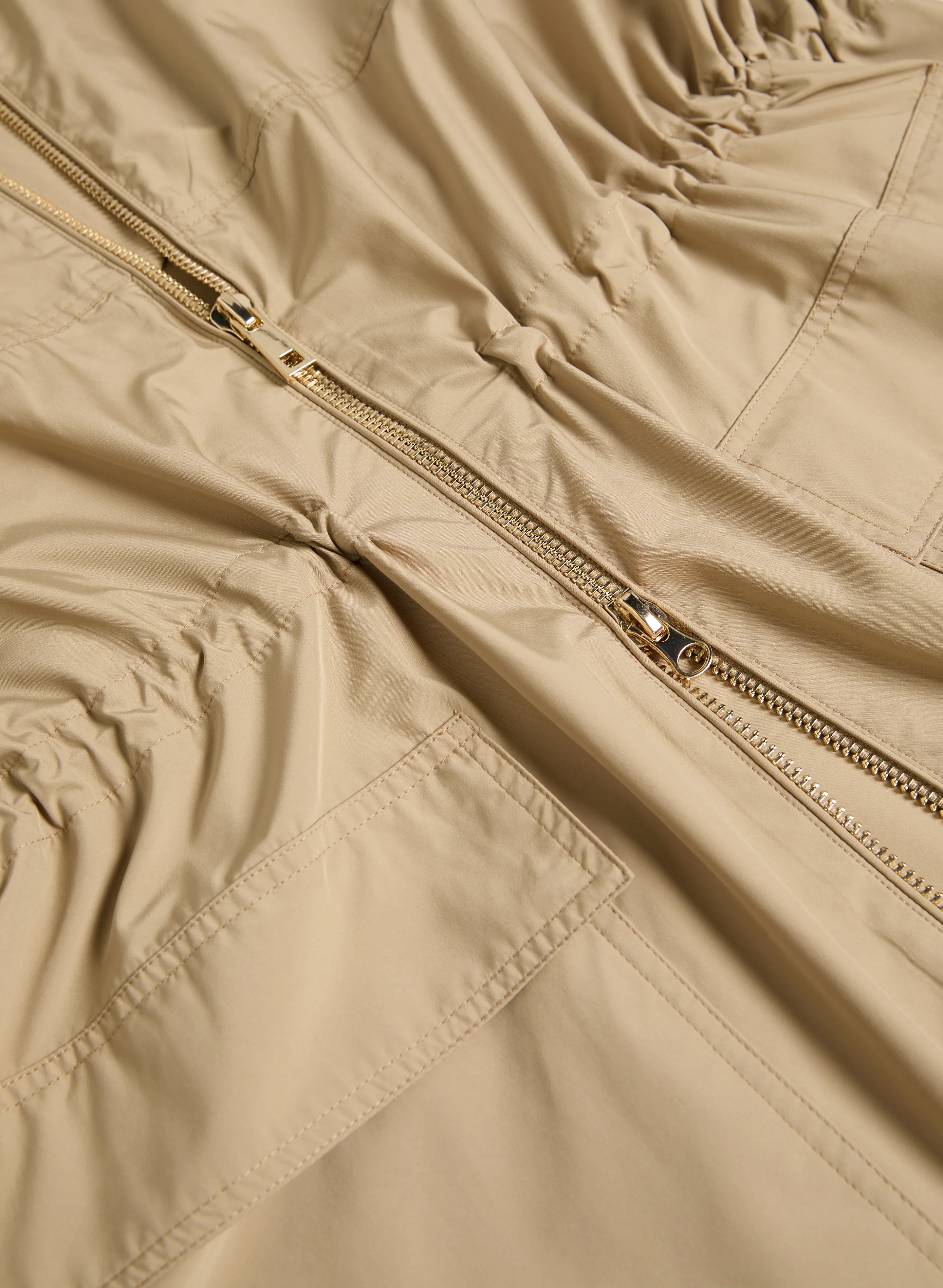 Elastic Waist Hooded Rain Coat - Image 7