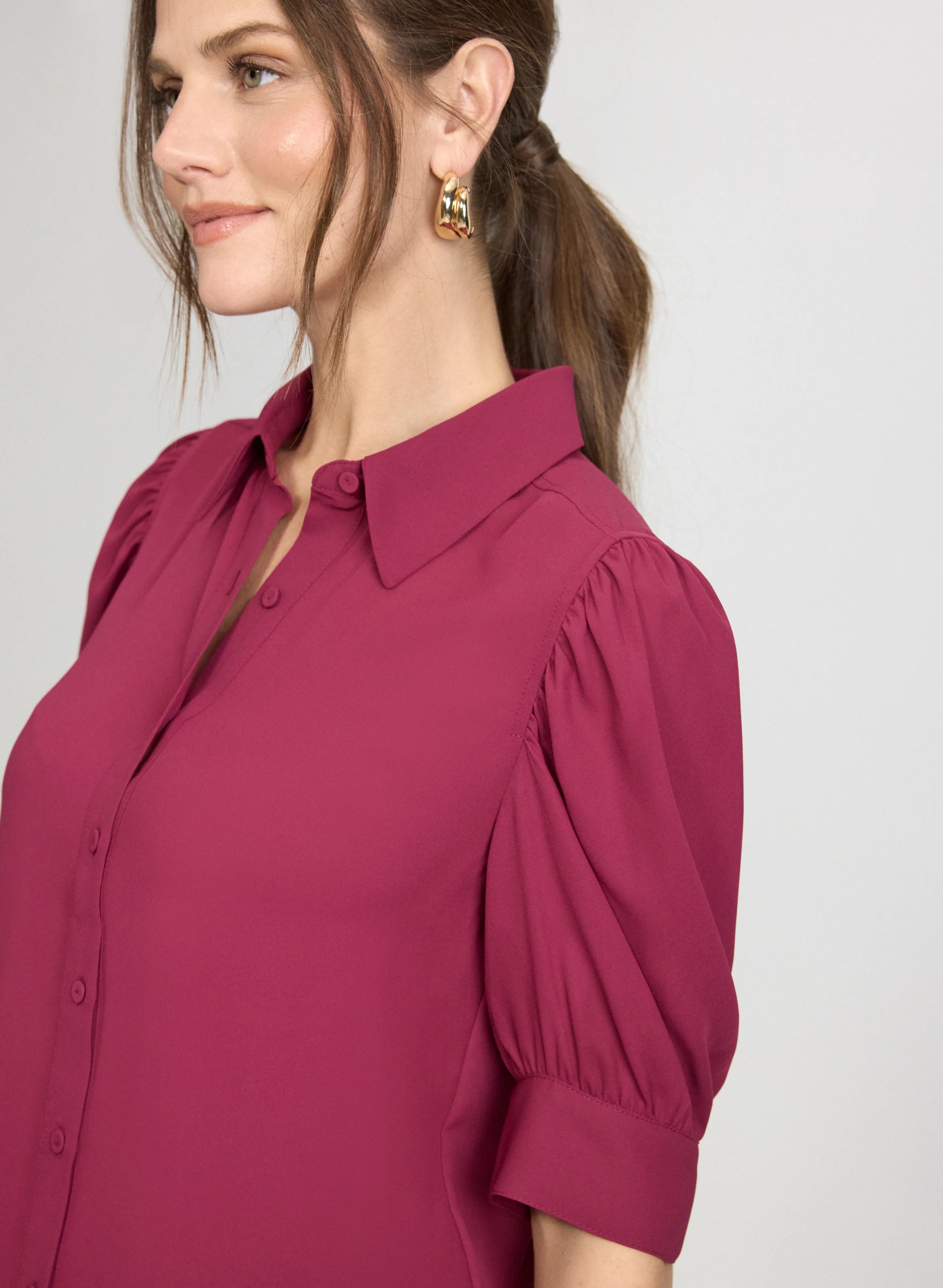 Elbow Sleeve Blouse - Image 5