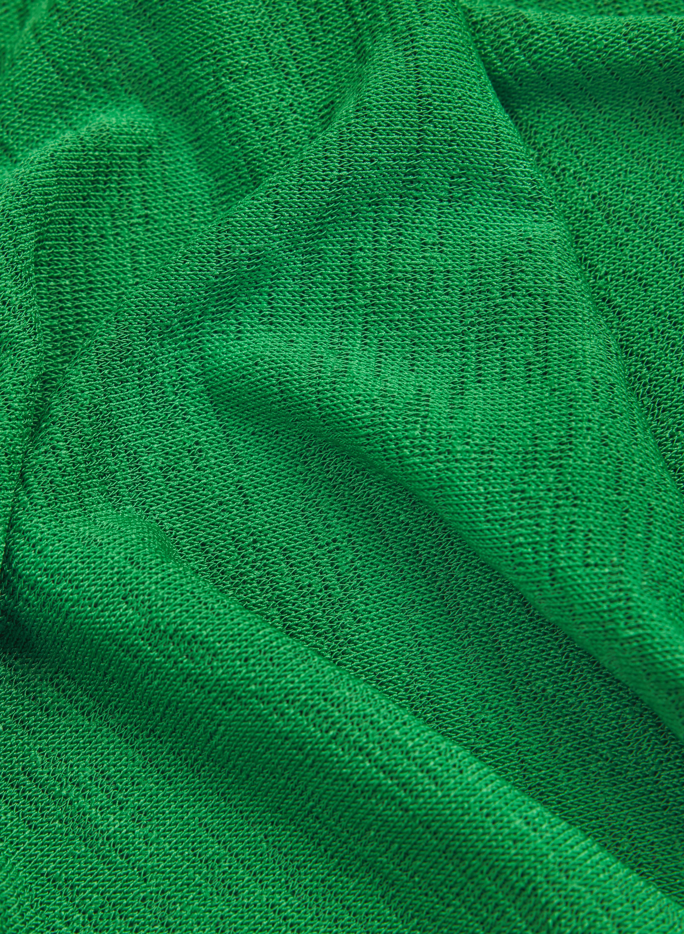 Elbow Sleeve Boat Neck Top - Image 7