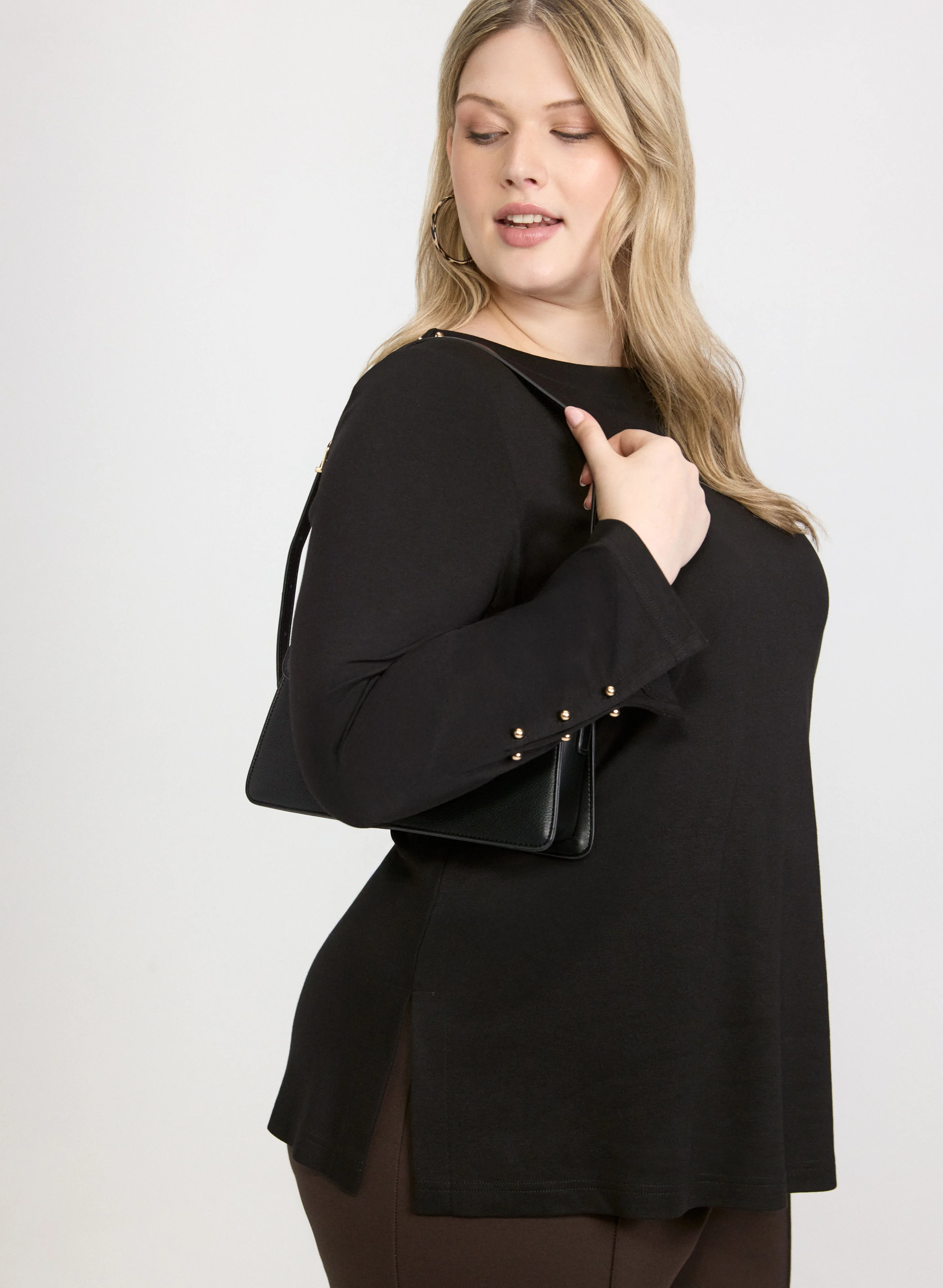 Embellished Boat Neck Top - Image 2