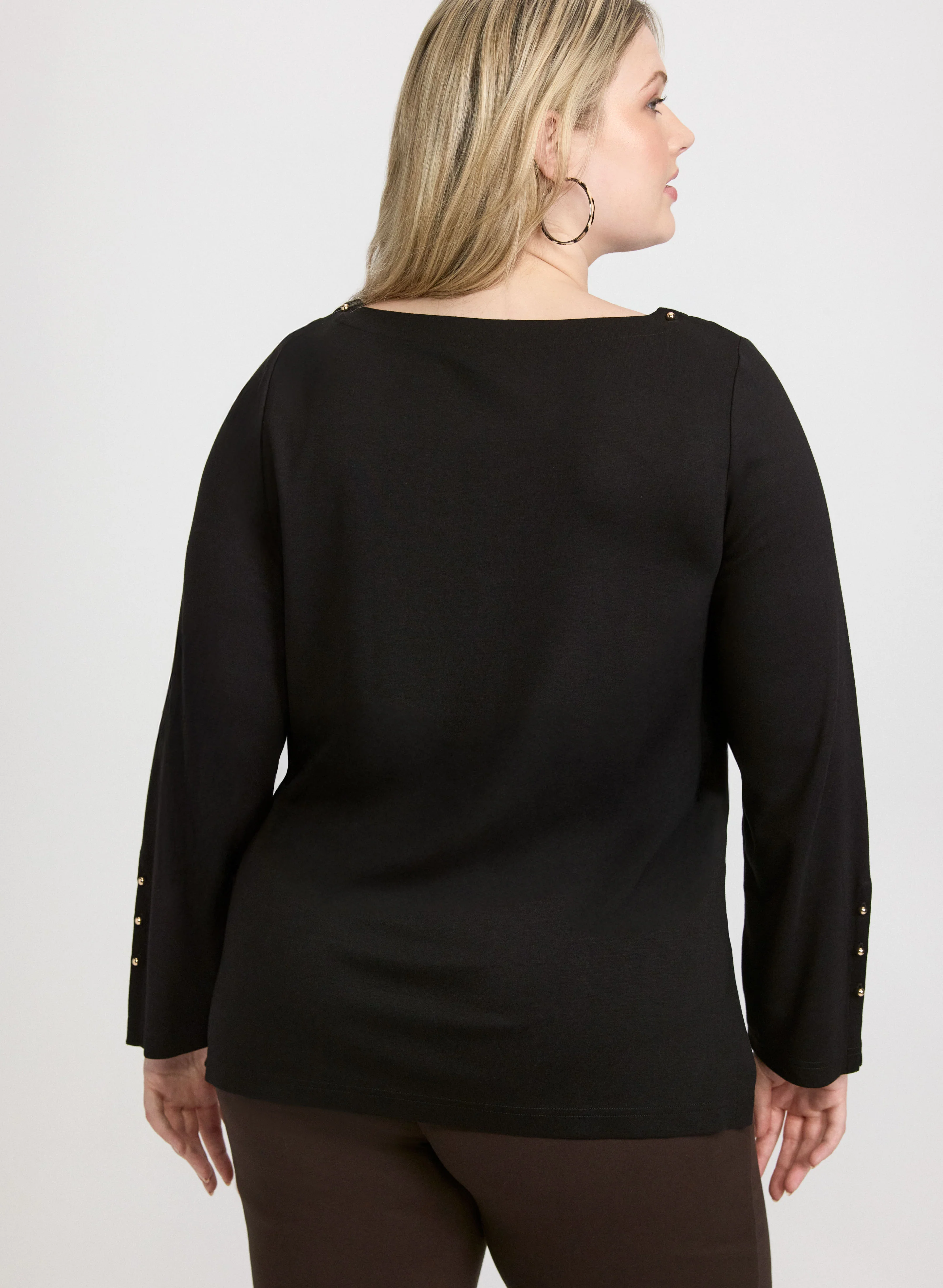 Embellished Boat Neck Top - Image 4