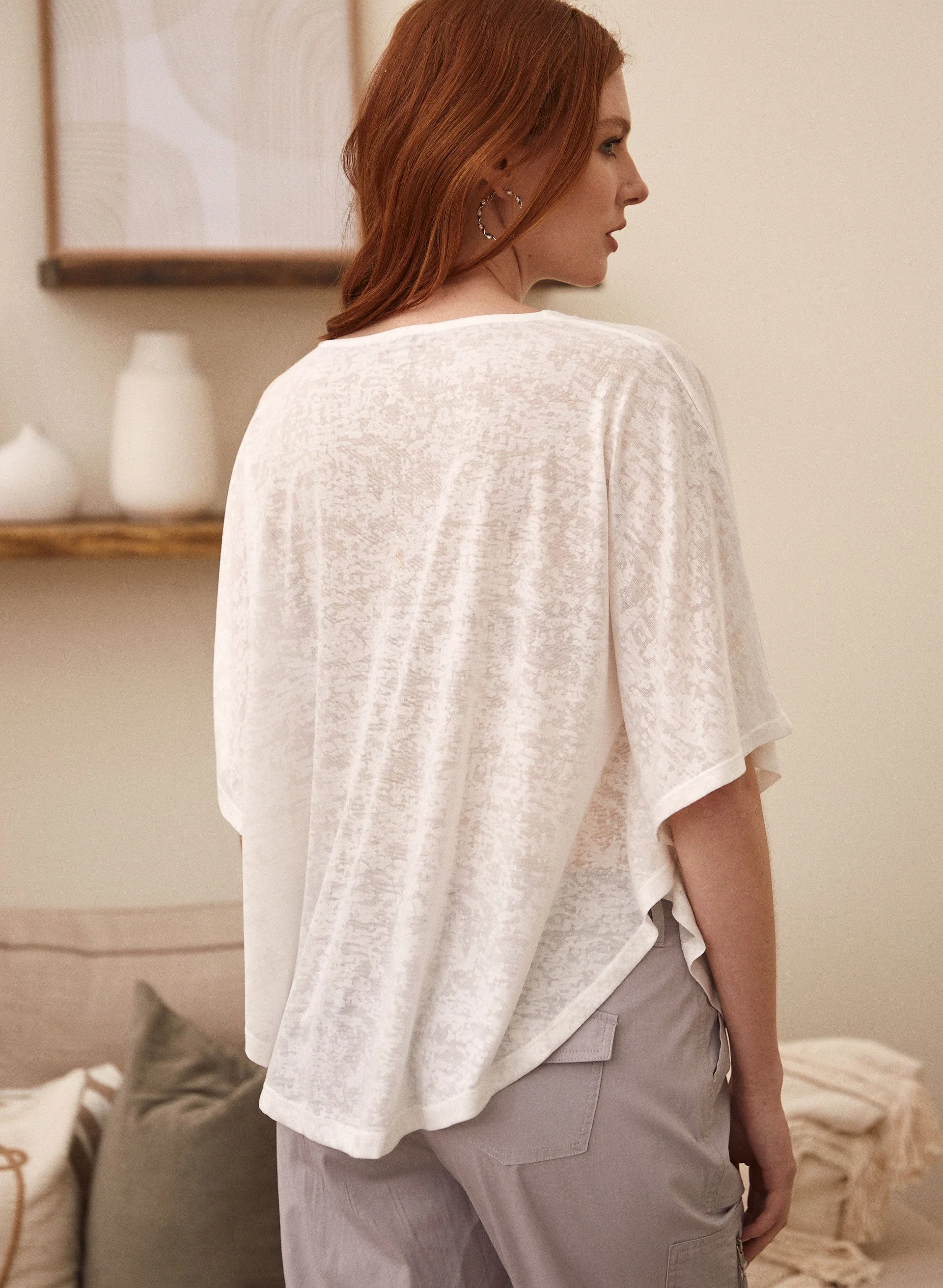 Embellished Burnout Tee - Image 4