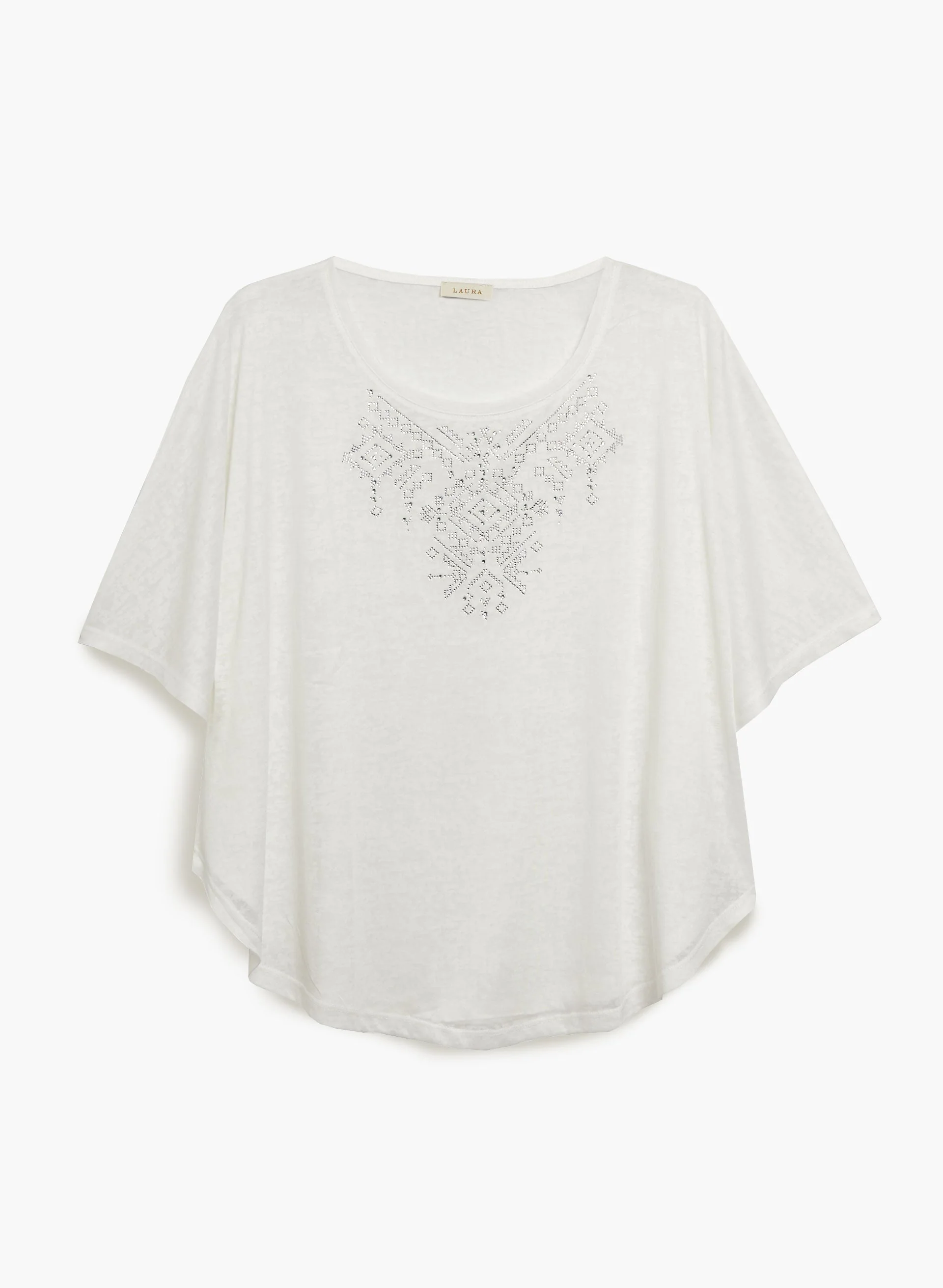 Embellished Burnout Tee - Image 5