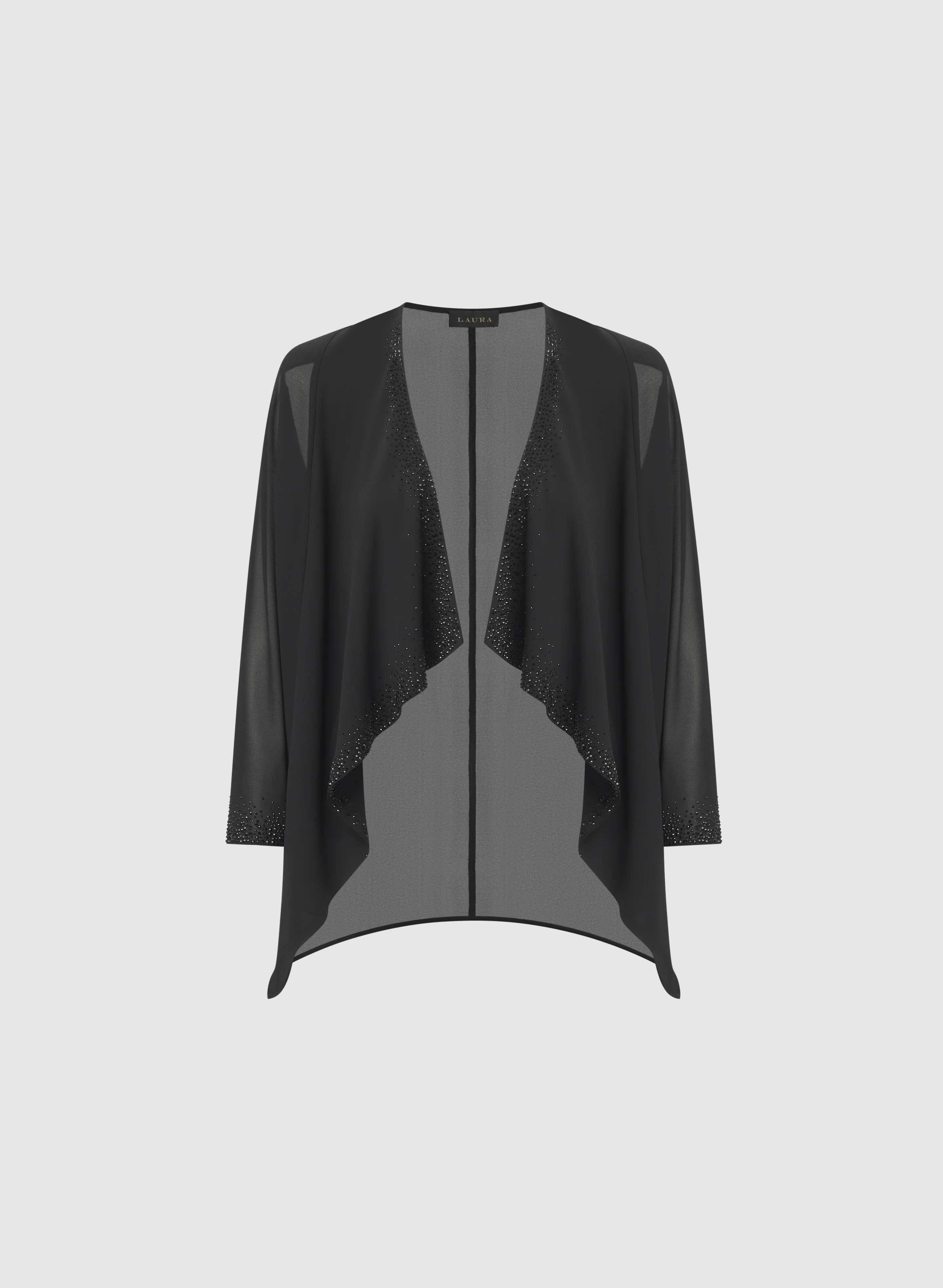 Embellished Chiffon Cardigan - Image 6