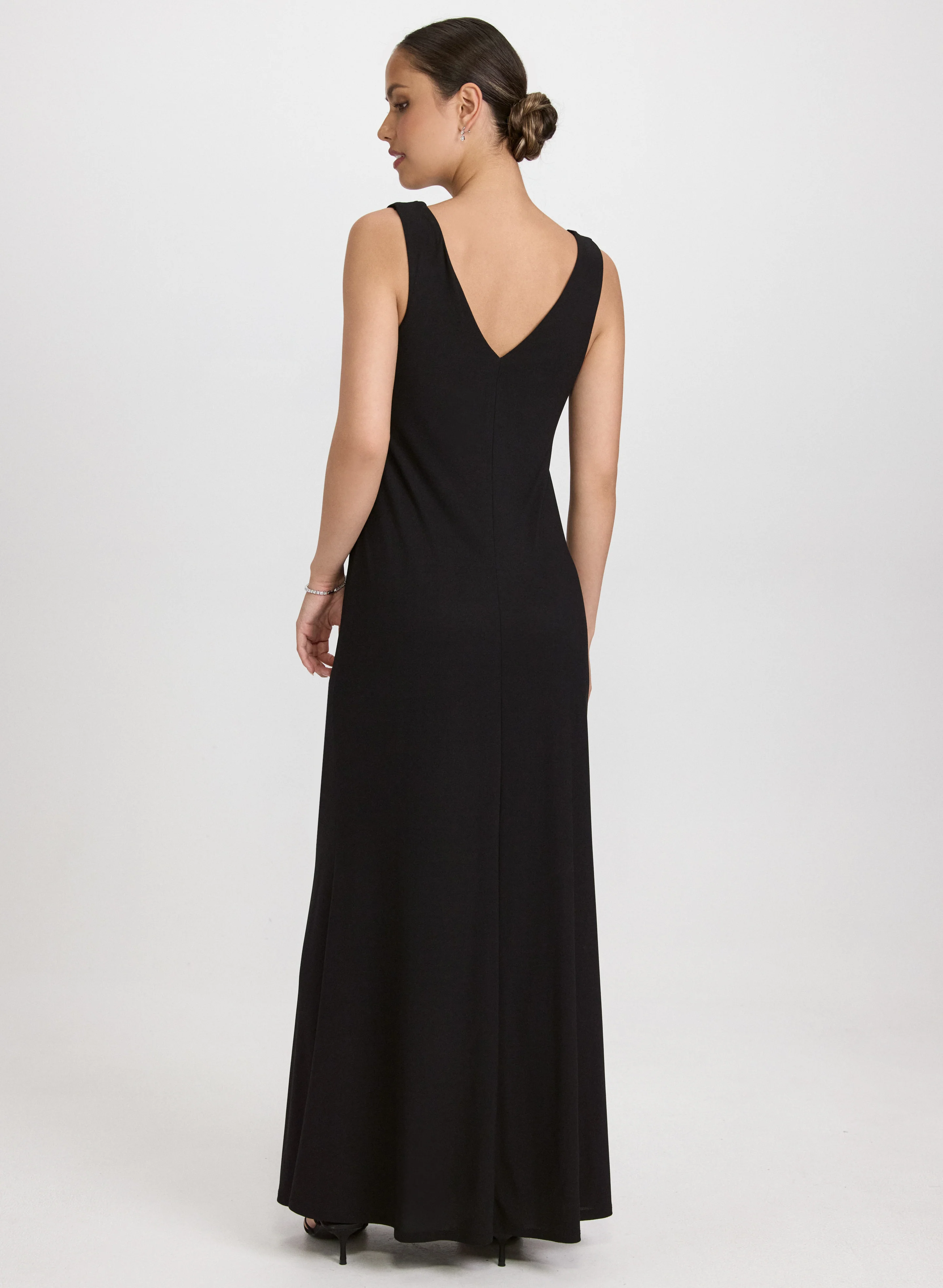 Embellished Cowl Neck Dress - Image 2
