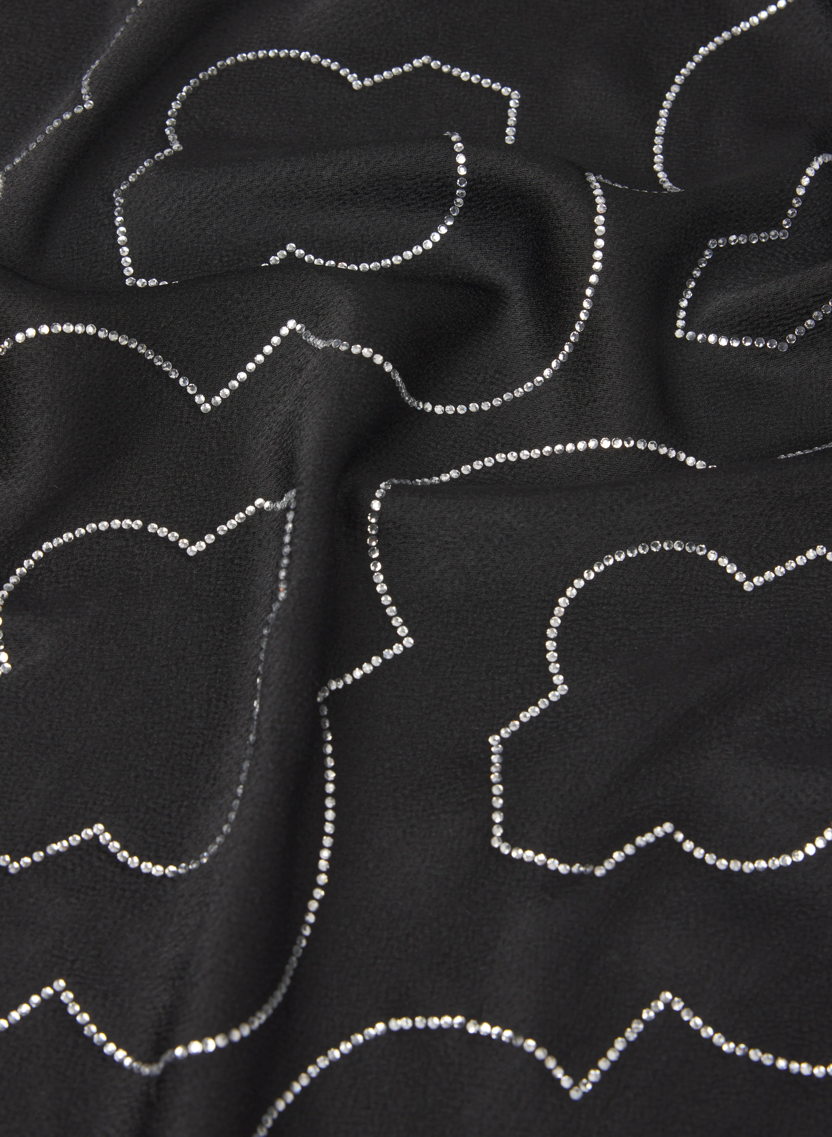 Embellished Geometric Scarf - Image 3