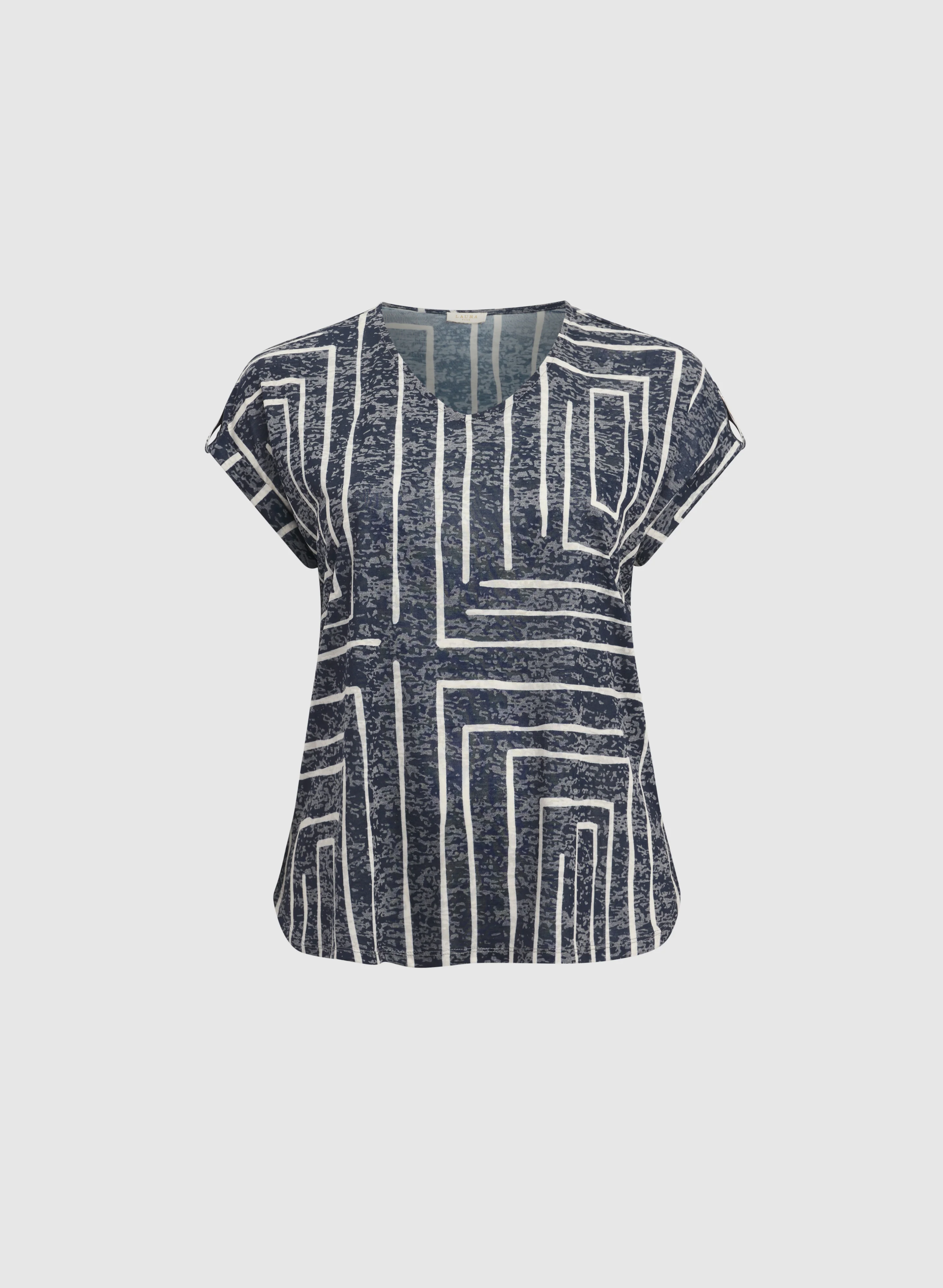 Embellished Geometric T-Shirt - Image 6