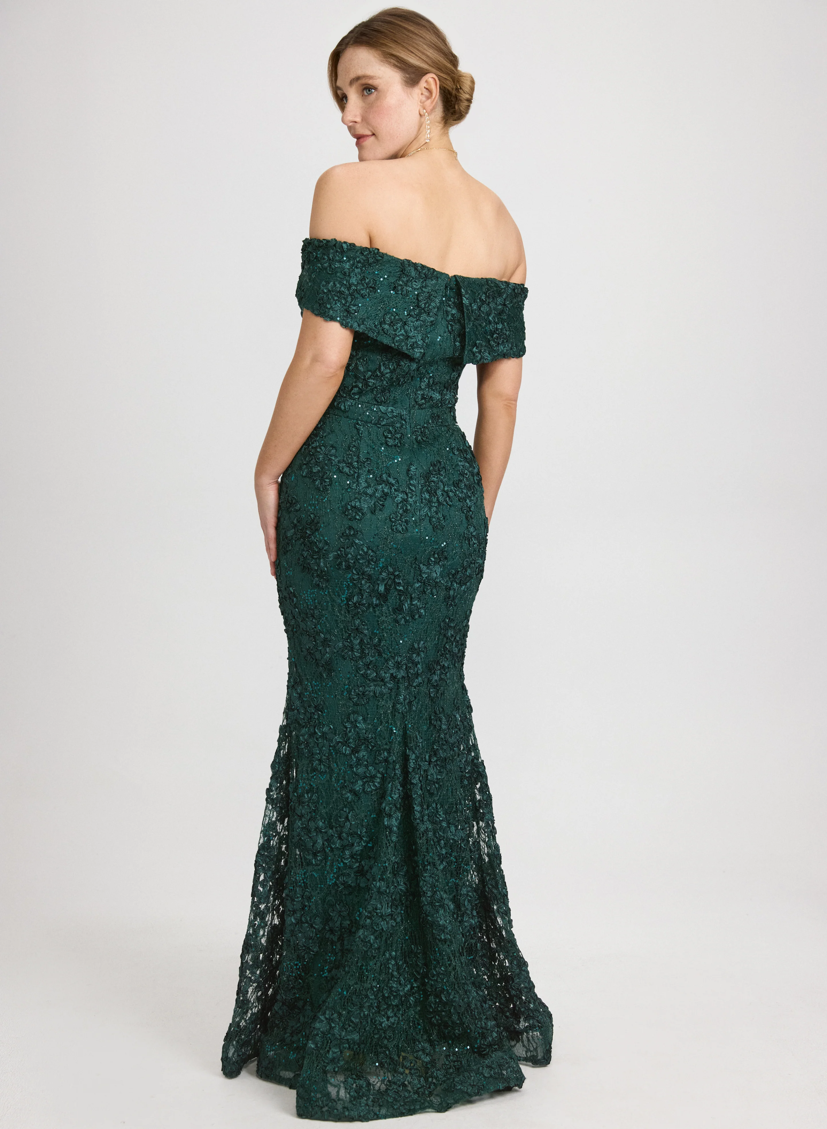 Embellished Lace Dress - Image 4