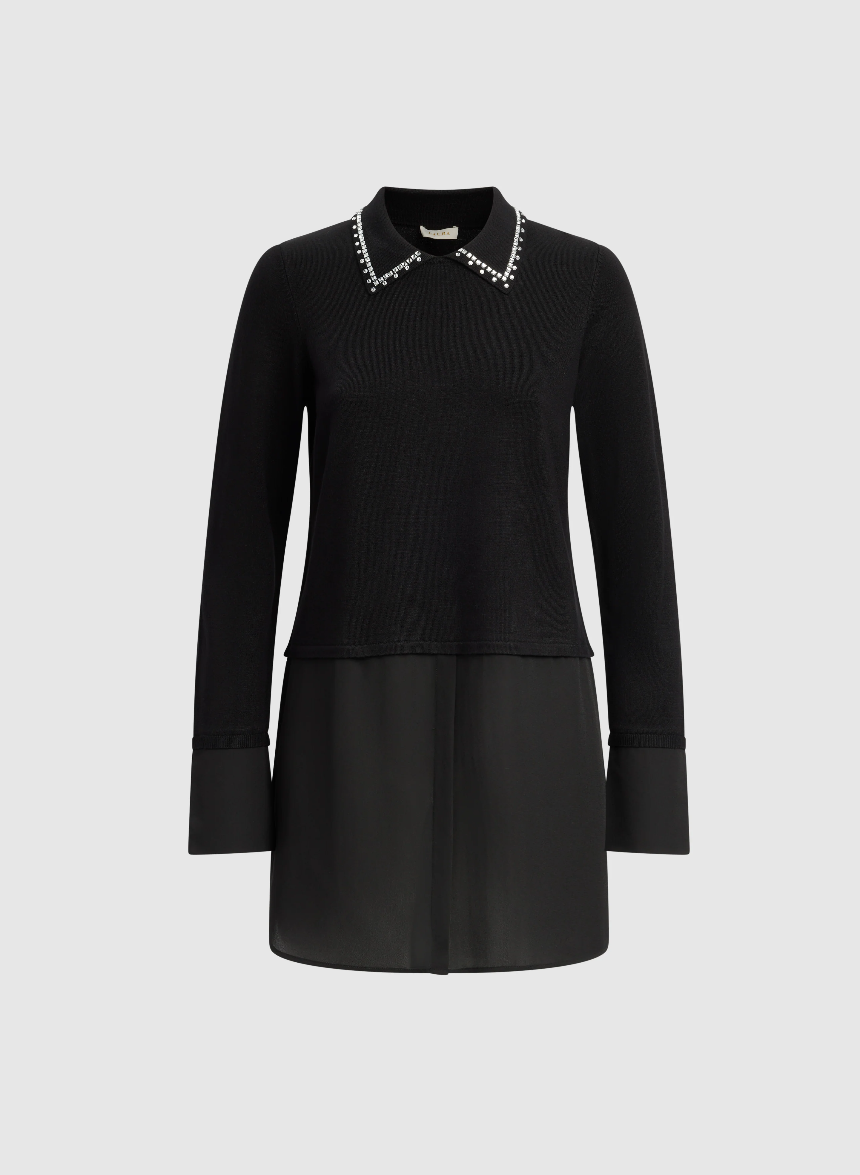 Embellished Layered Sweater - Image 6