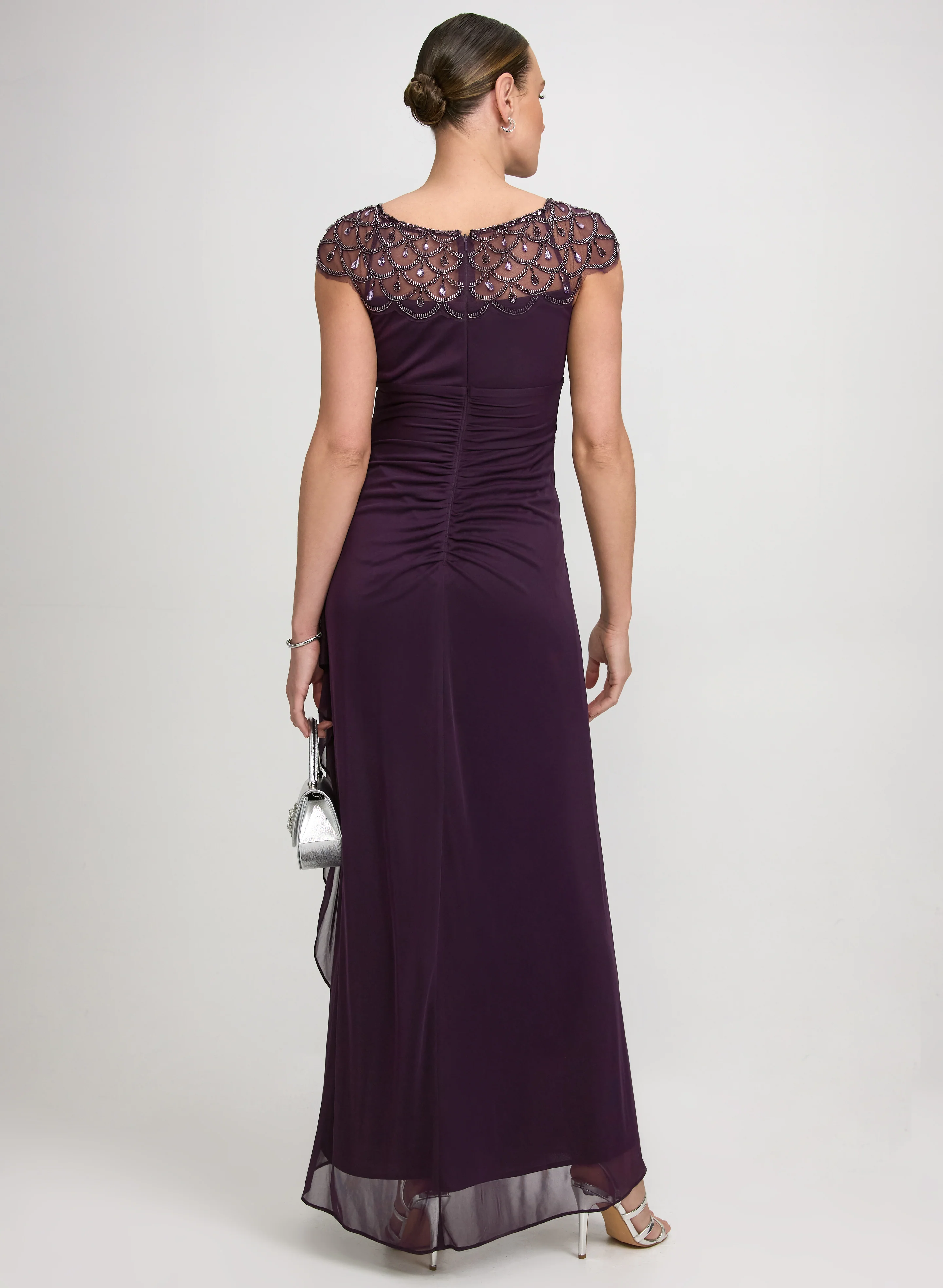 Embellished Mesh Dress - Image 5