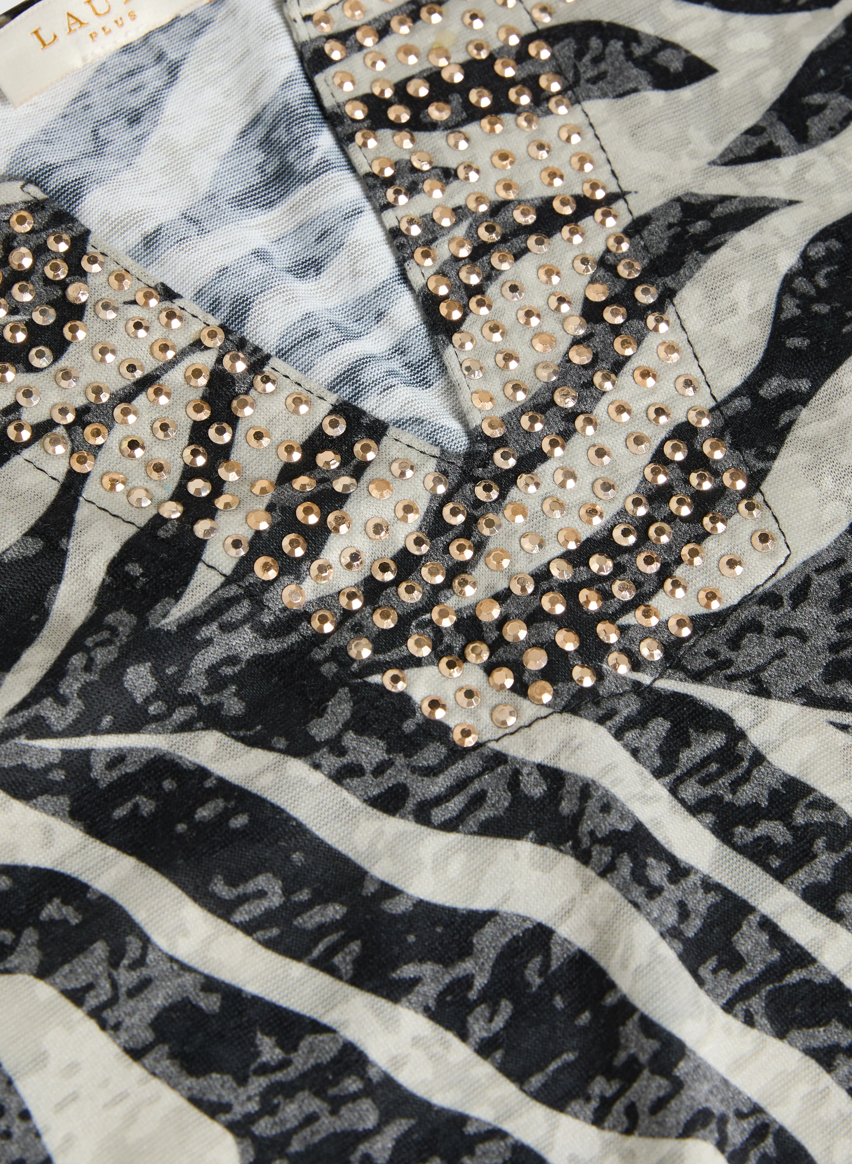 Embellished Palm Print T-Shirt - Image 7