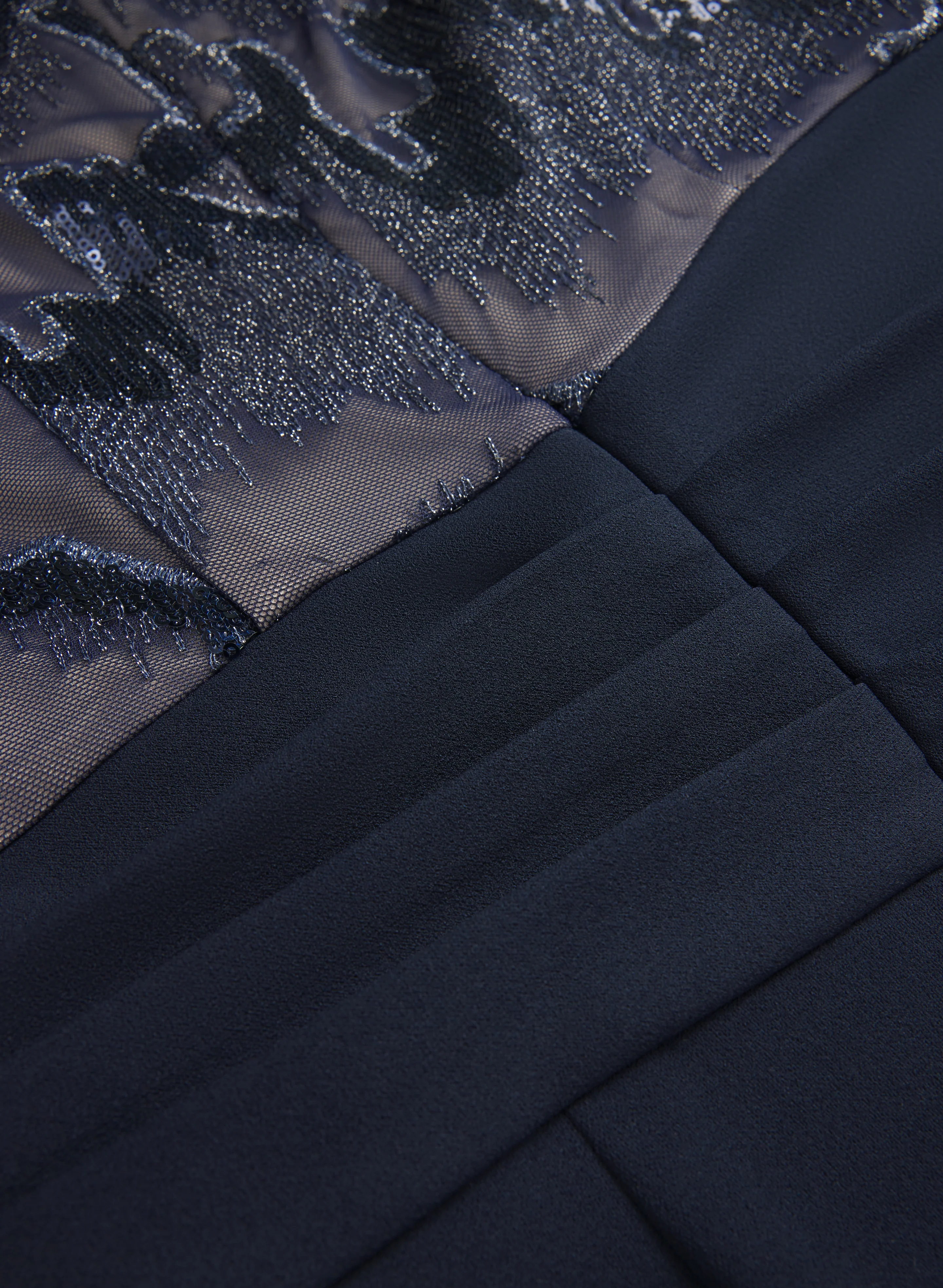Embellished Ruched Waist Dress - Image 7