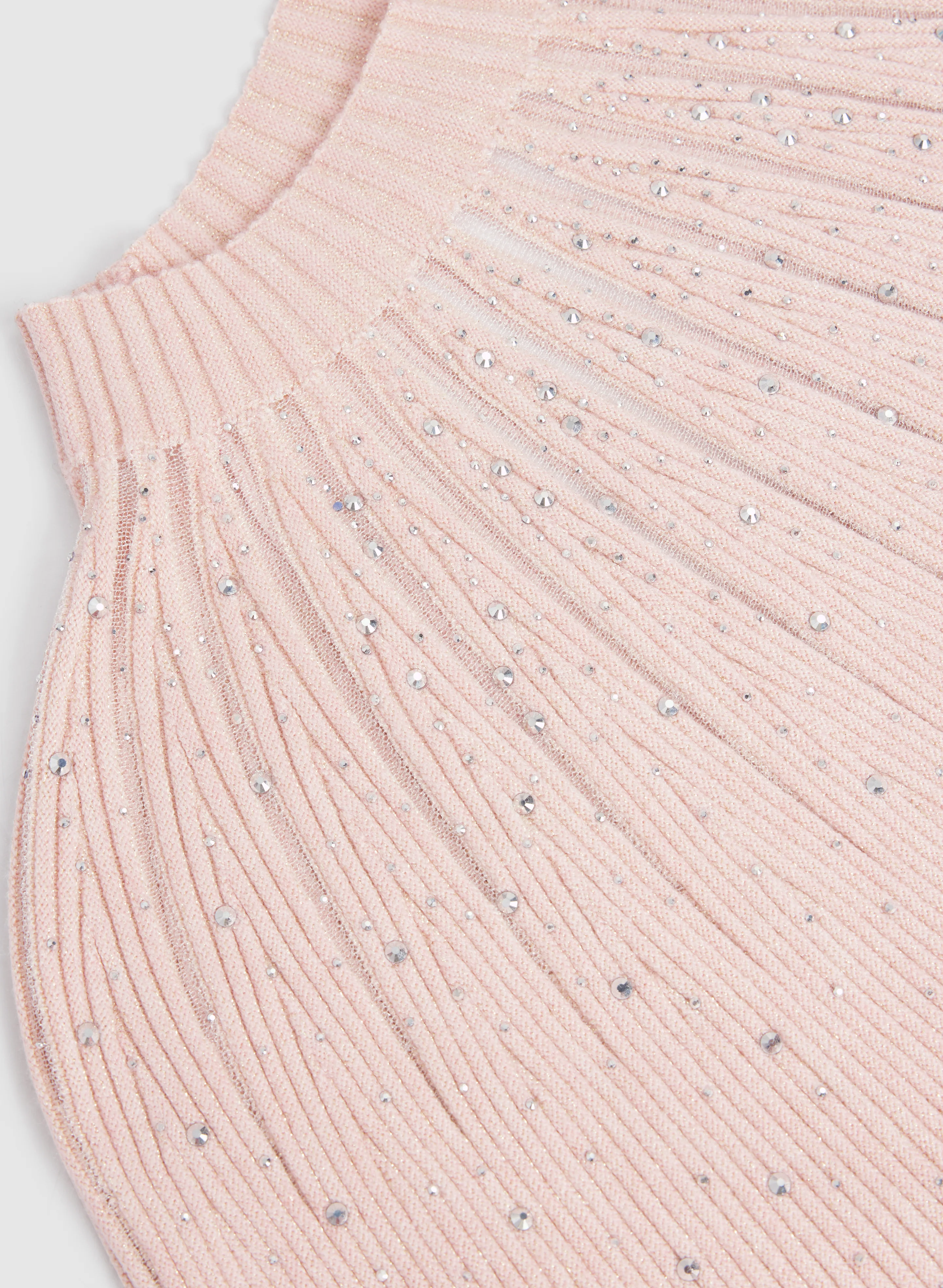 Embellished Sheer Detail Sweater - Image 7