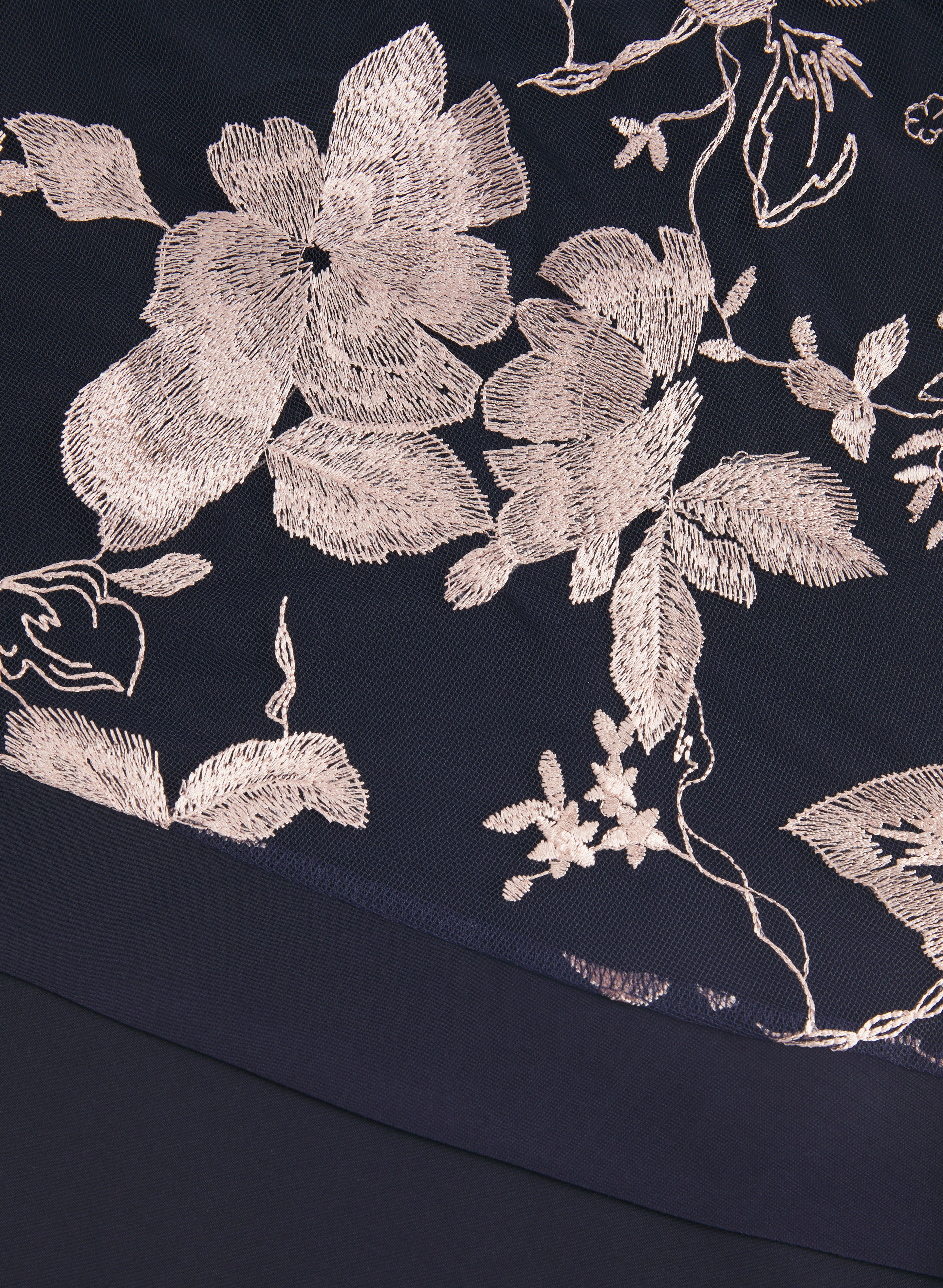 Embroidered Poncho & Jersey Dress - Image 7