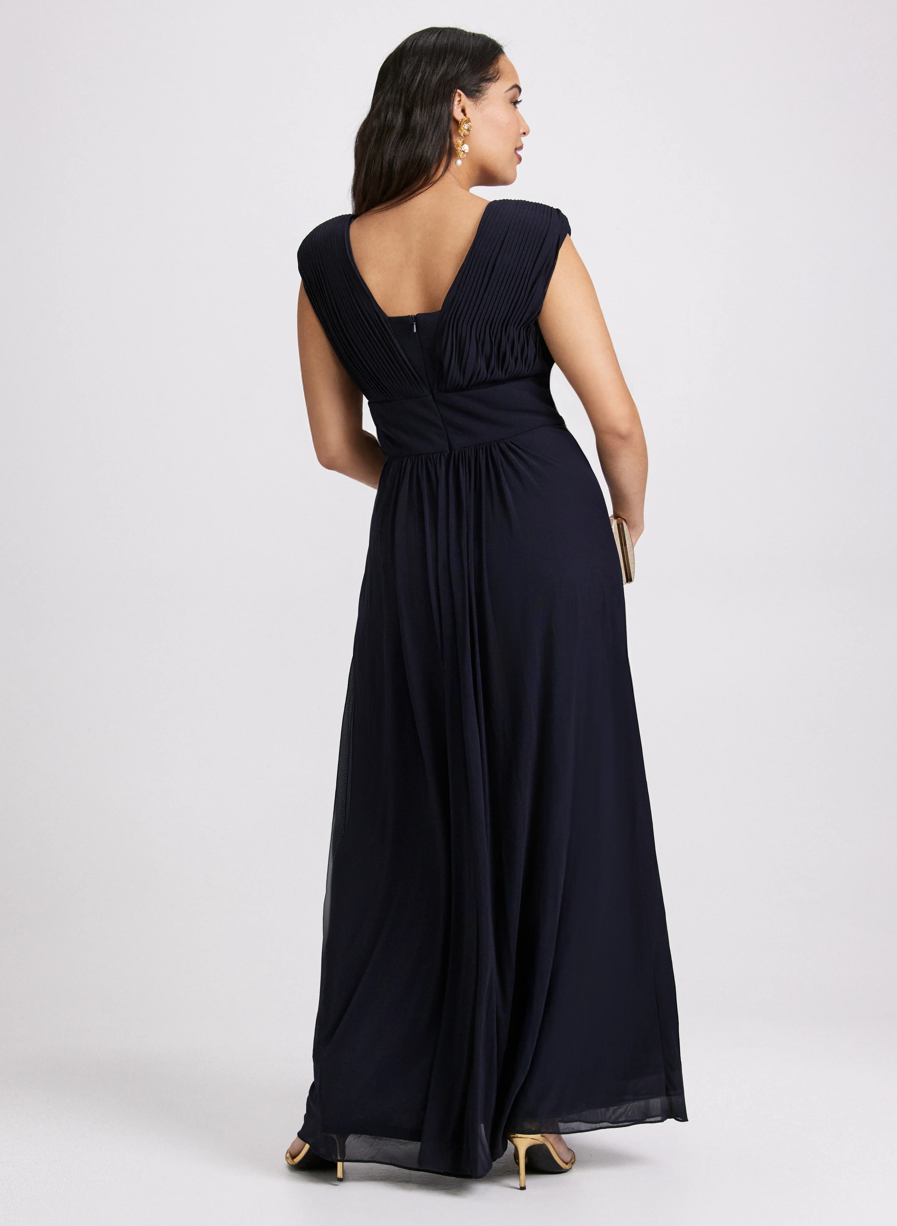 Embroidered Appliqué Dress - Image 3