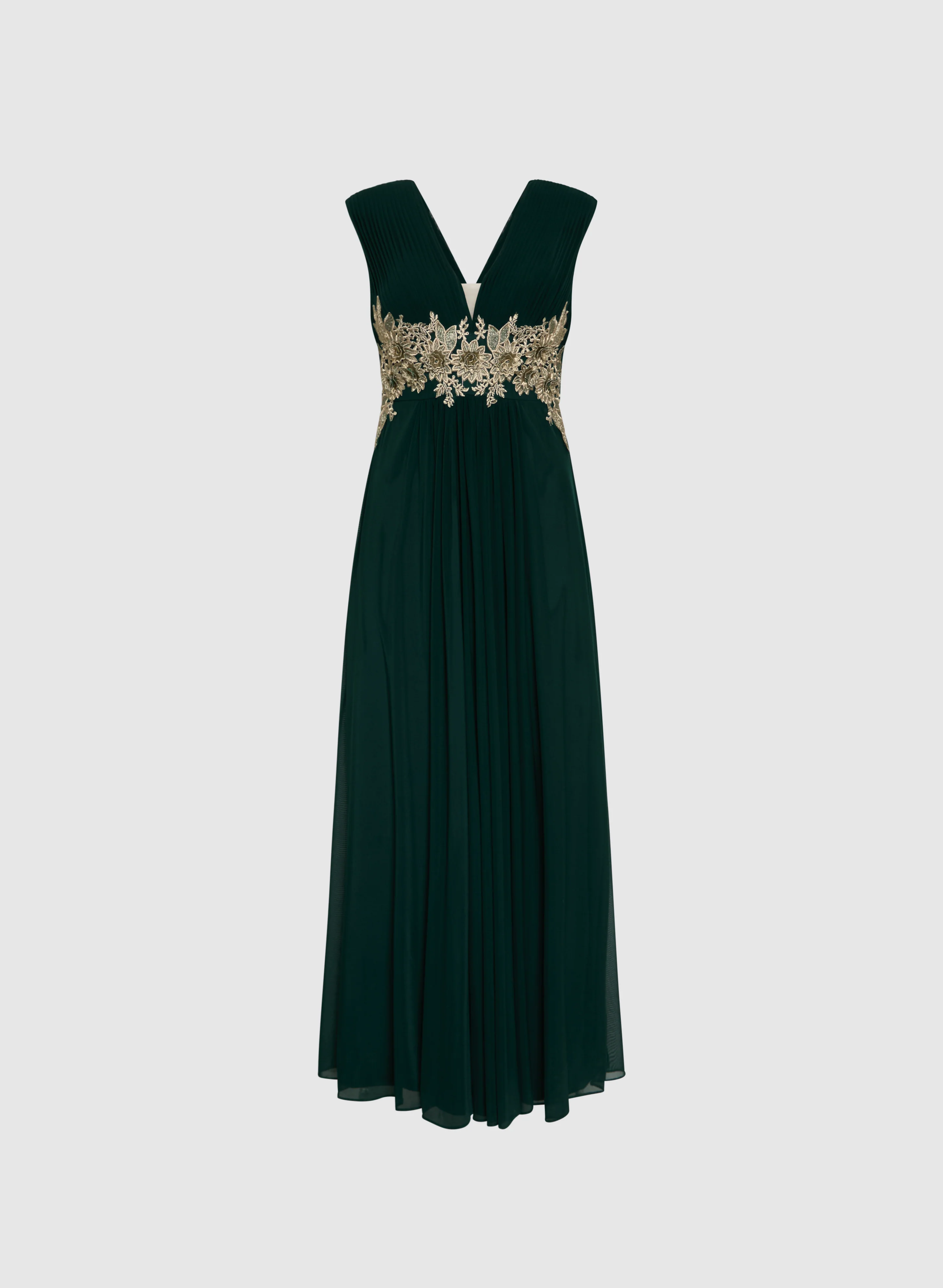 Embroidered Appliqué Maxi Dress - Image 6