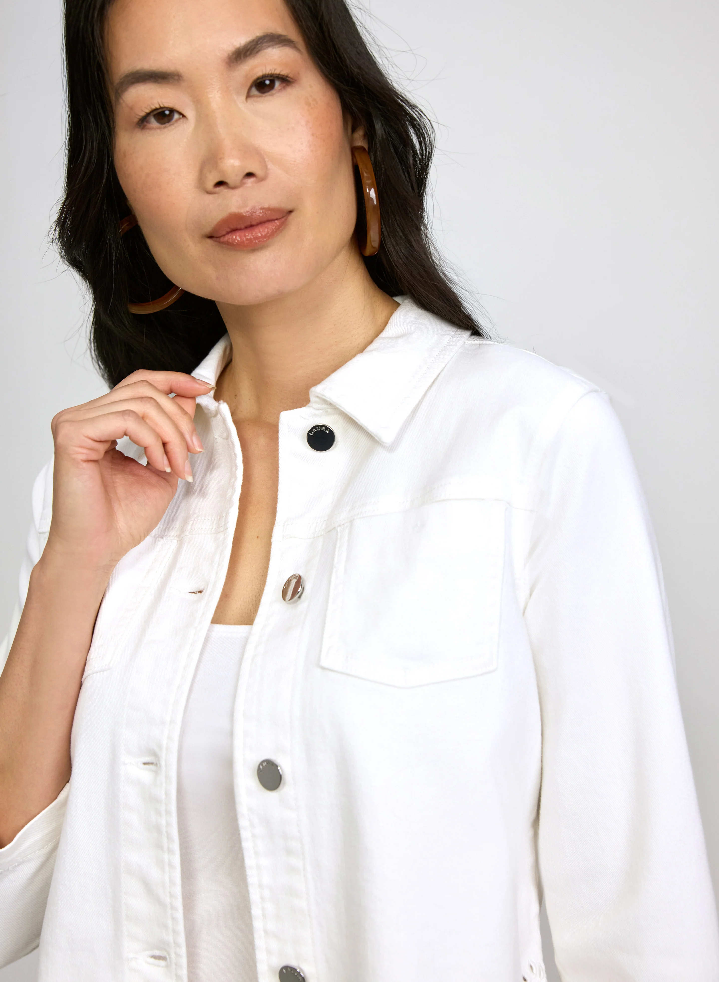 Embroidered Denim Jacket - Image 5
