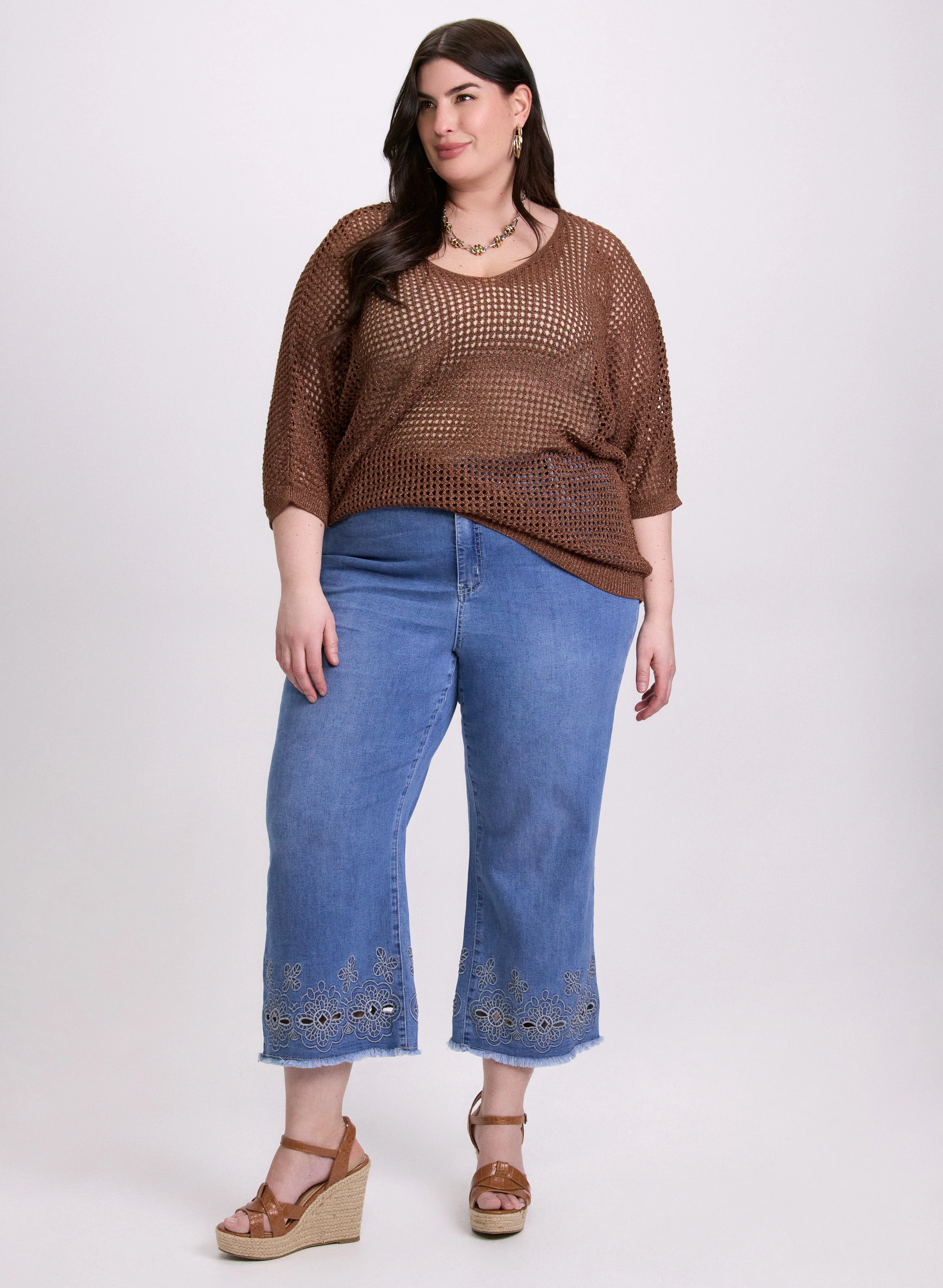 Embroidered Detail Jeans - Image 3