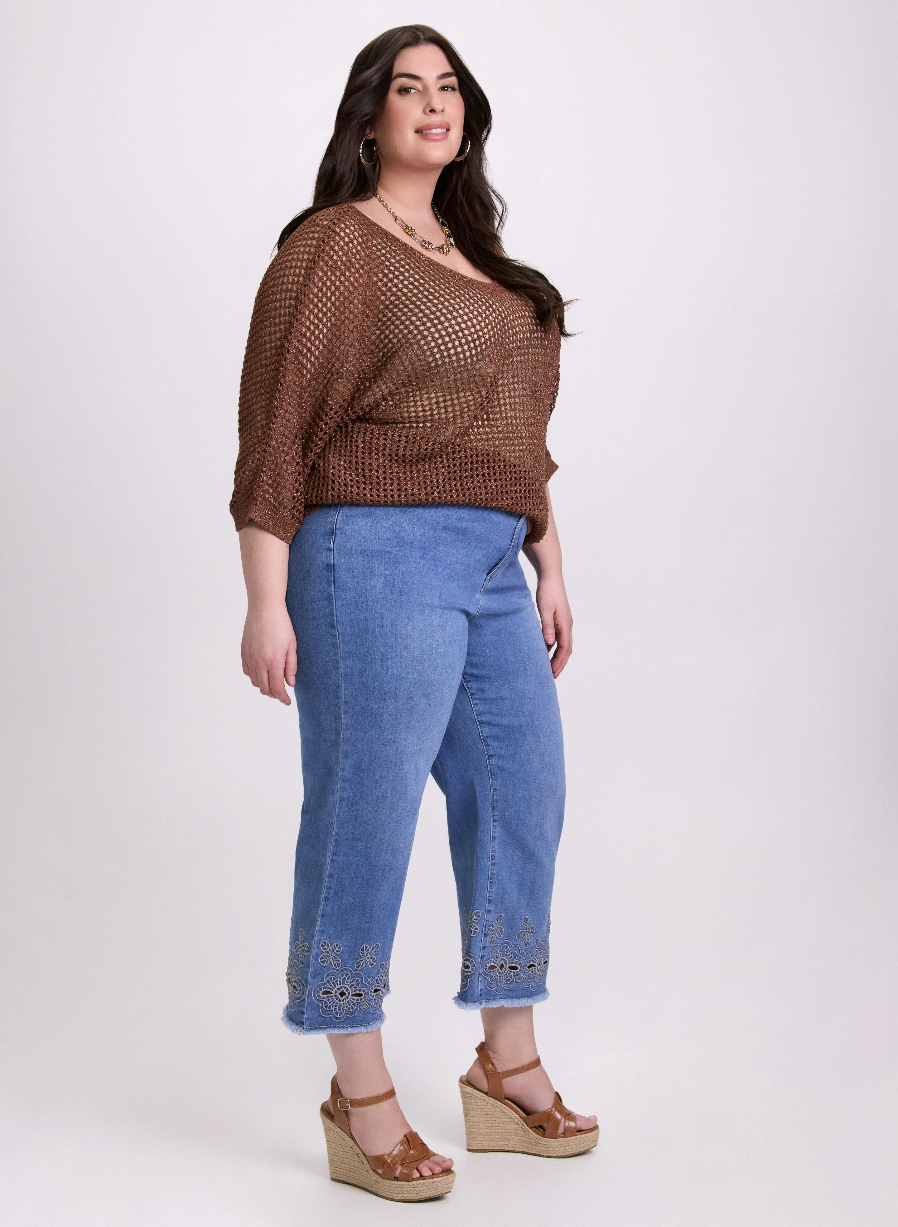 Embroidered Detail Jeans - Image 5
