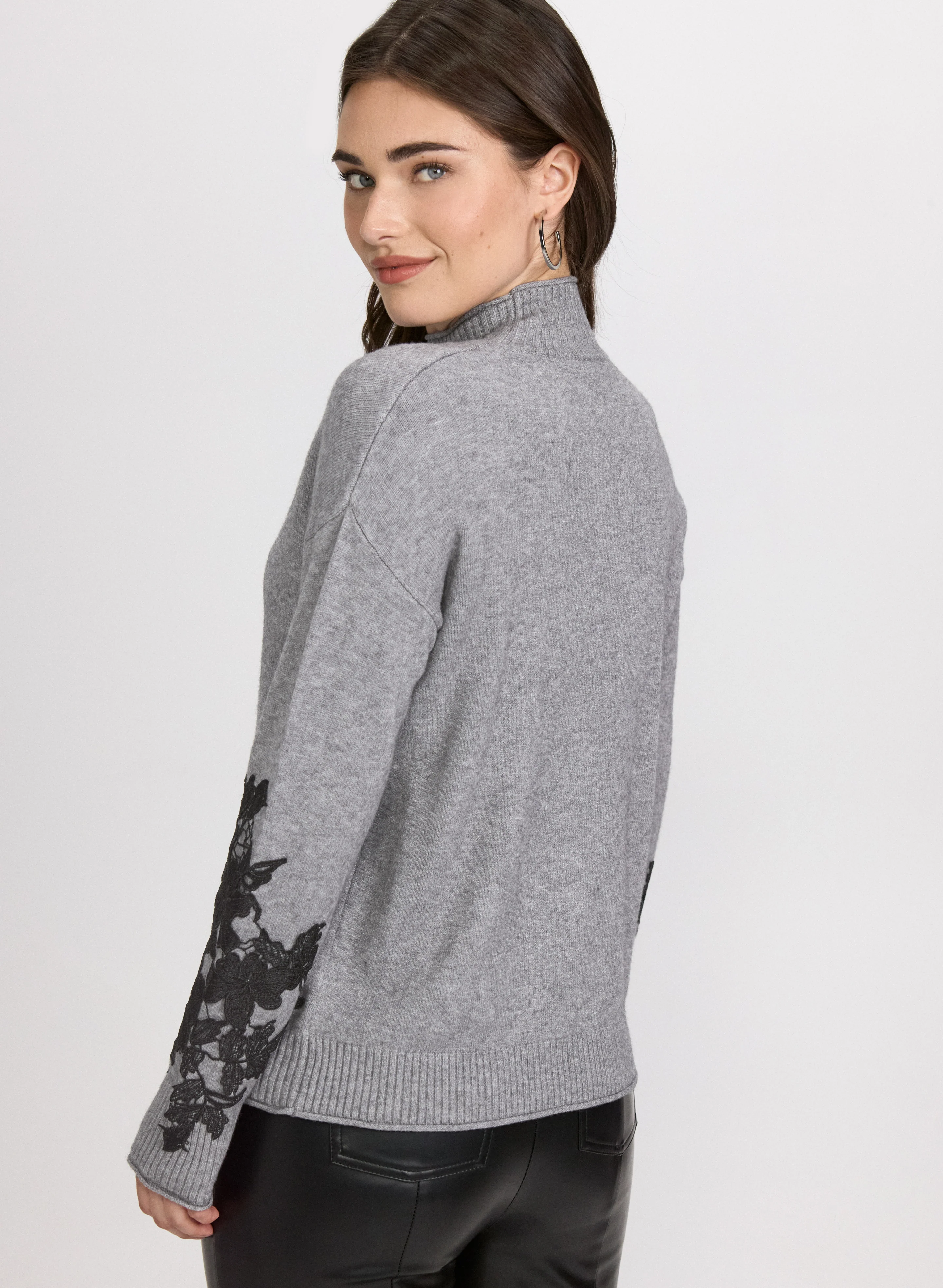 Embroidered Detail Pullover - Image 4