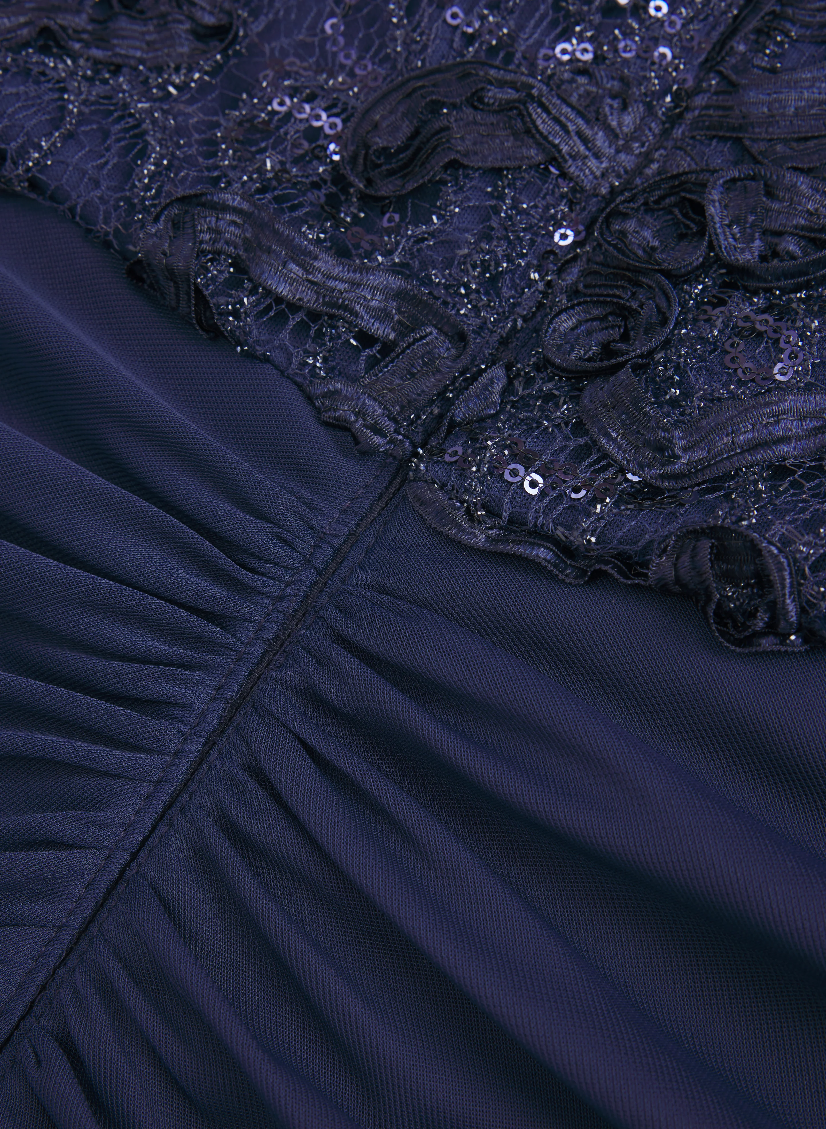 Embroidered Empire Waist Dress - Image 7
