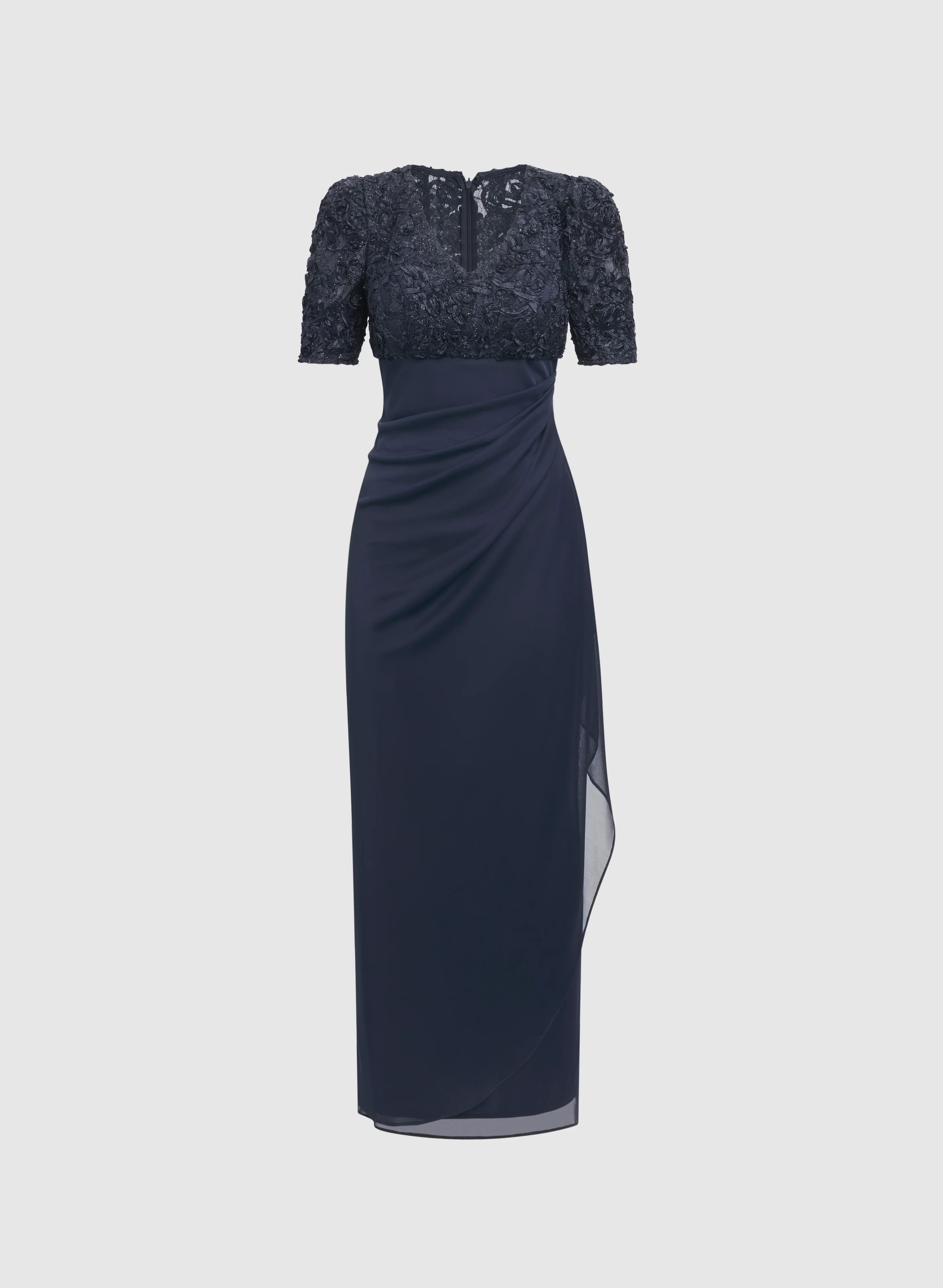 Embroidered Empire Waist Dress - Image 5