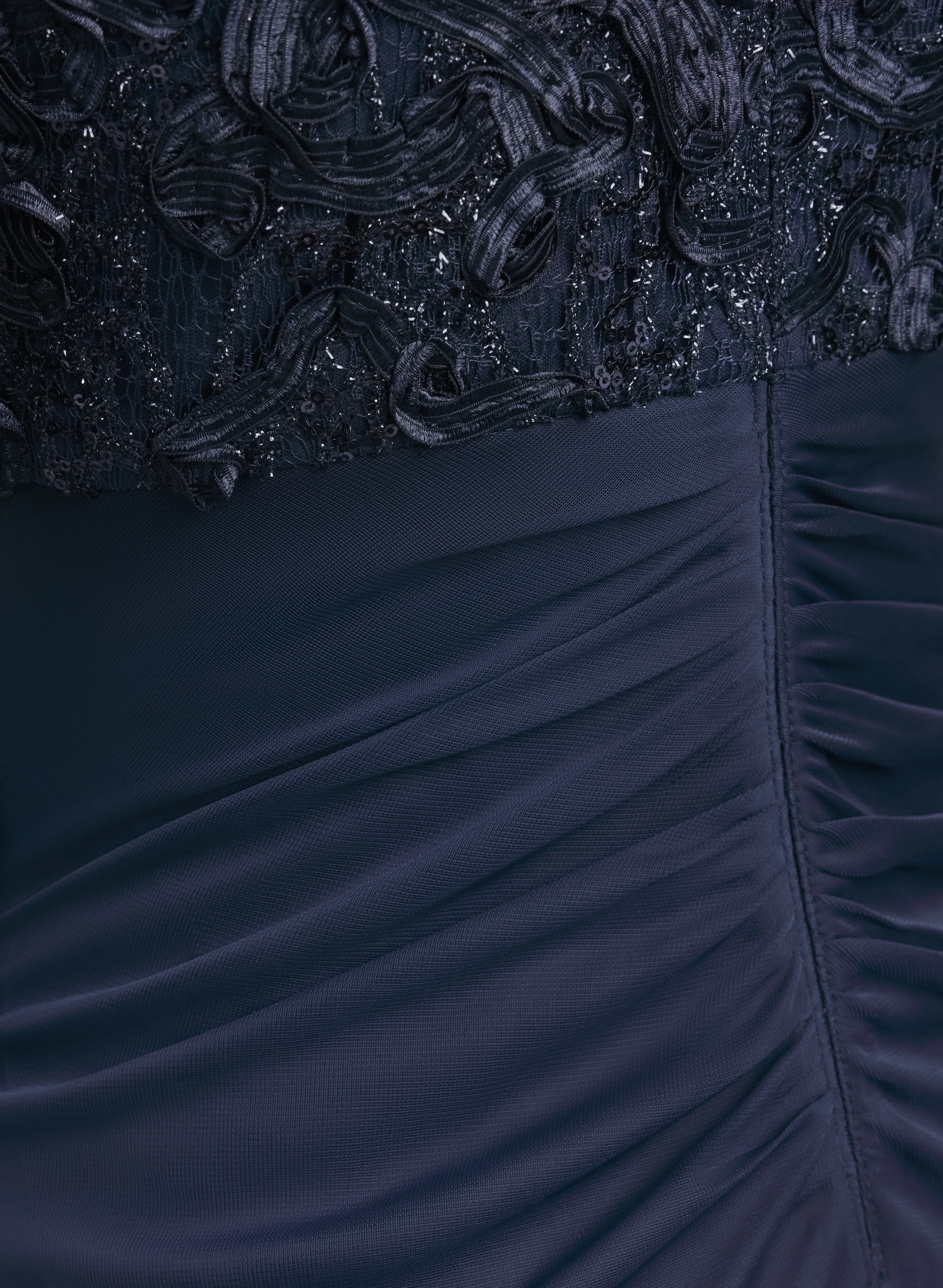 Embroidered Empire Waist Dress - Image 6