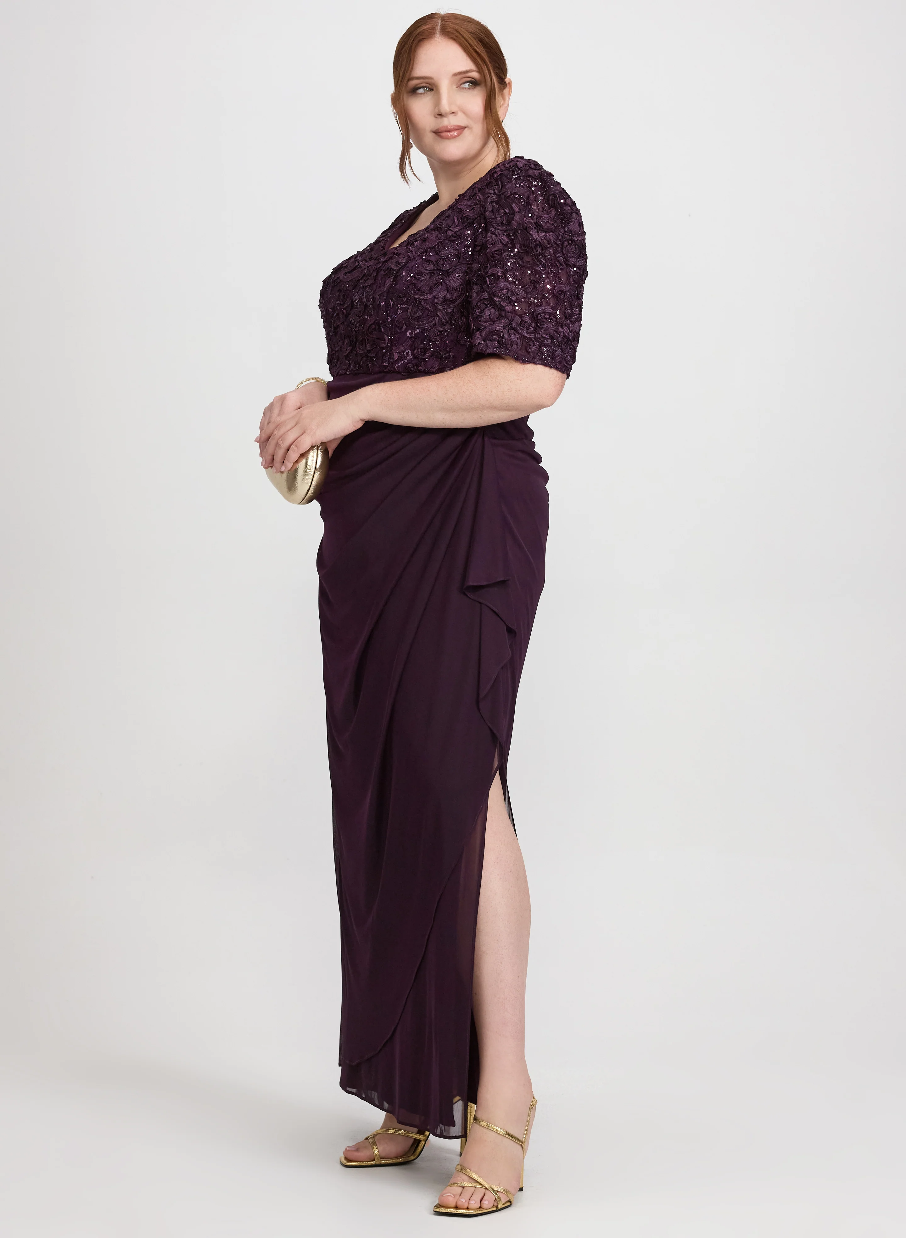Embroidered Empire Waist Dress - Image 2