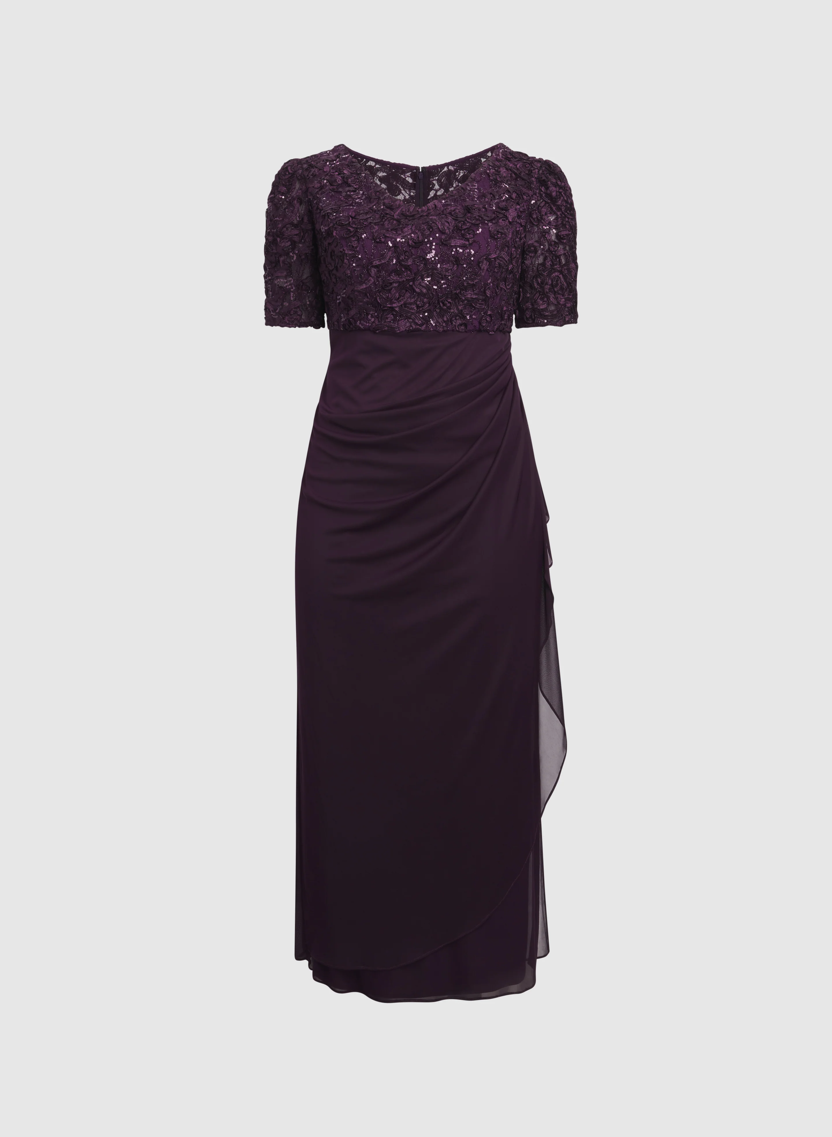 Embroidered Empire Waist Dress - Image 6