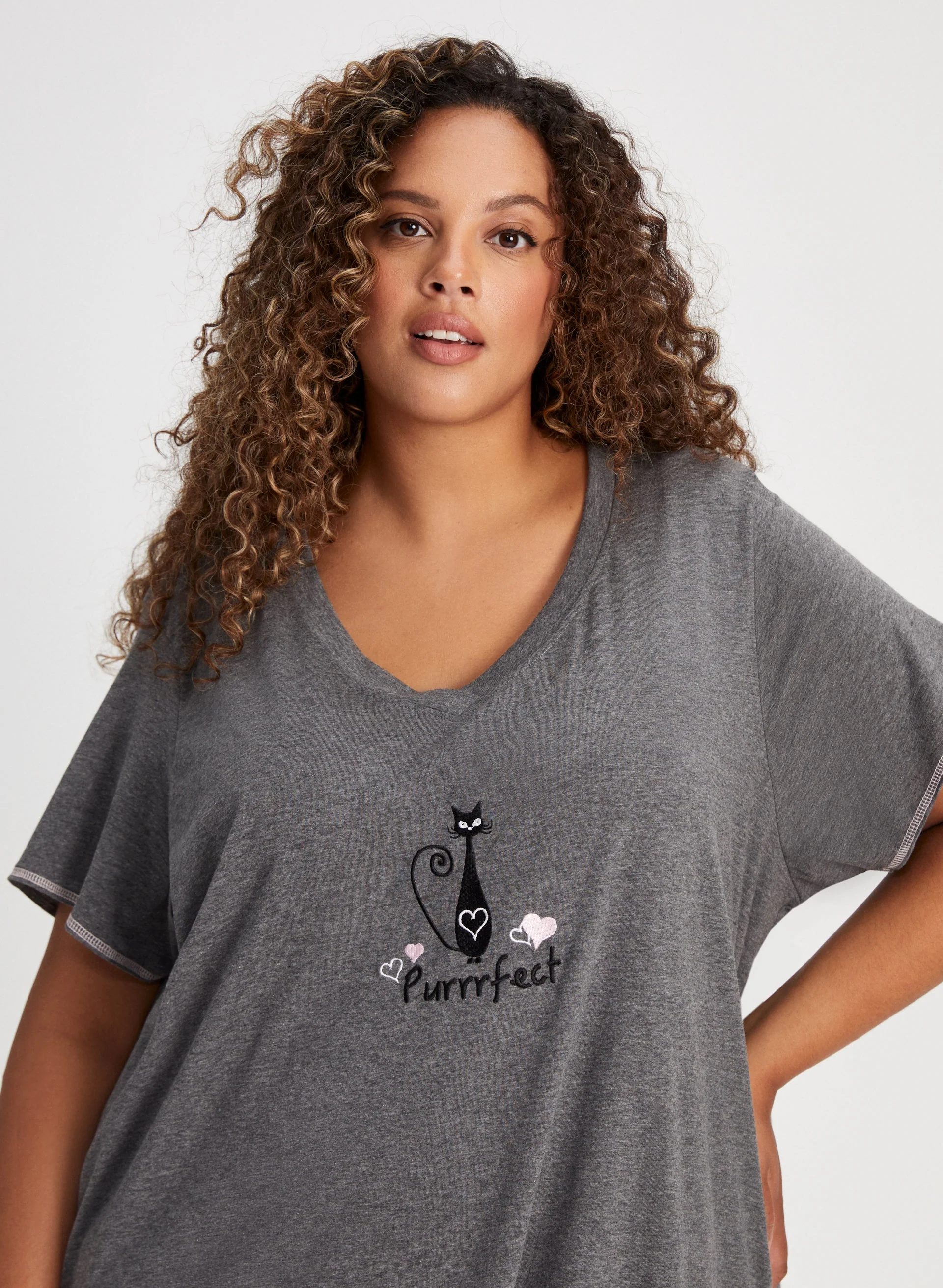 Embroidered Graphic Nightshirt - Image 4