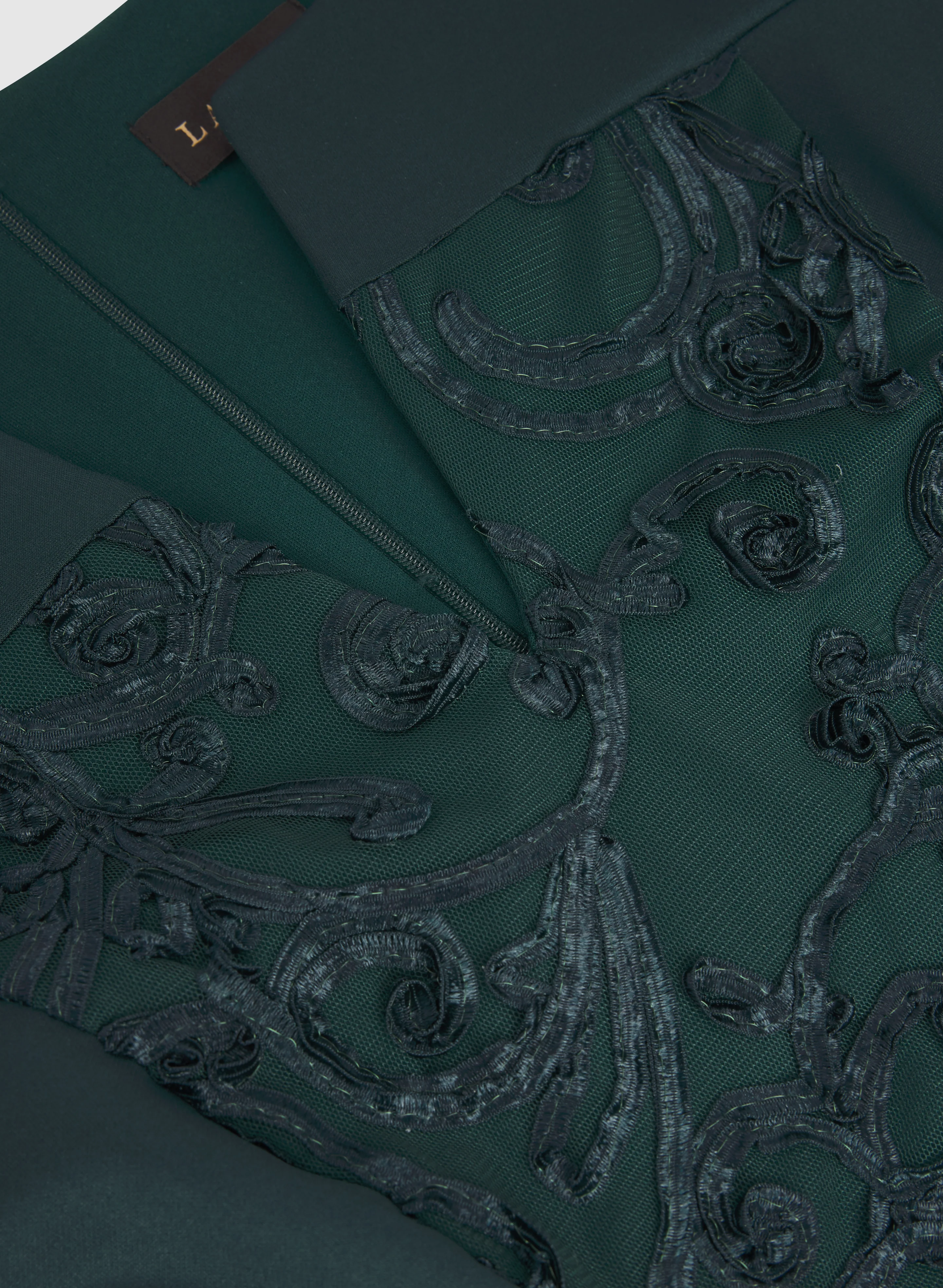 Embroidered Panel Dress - Image 7
