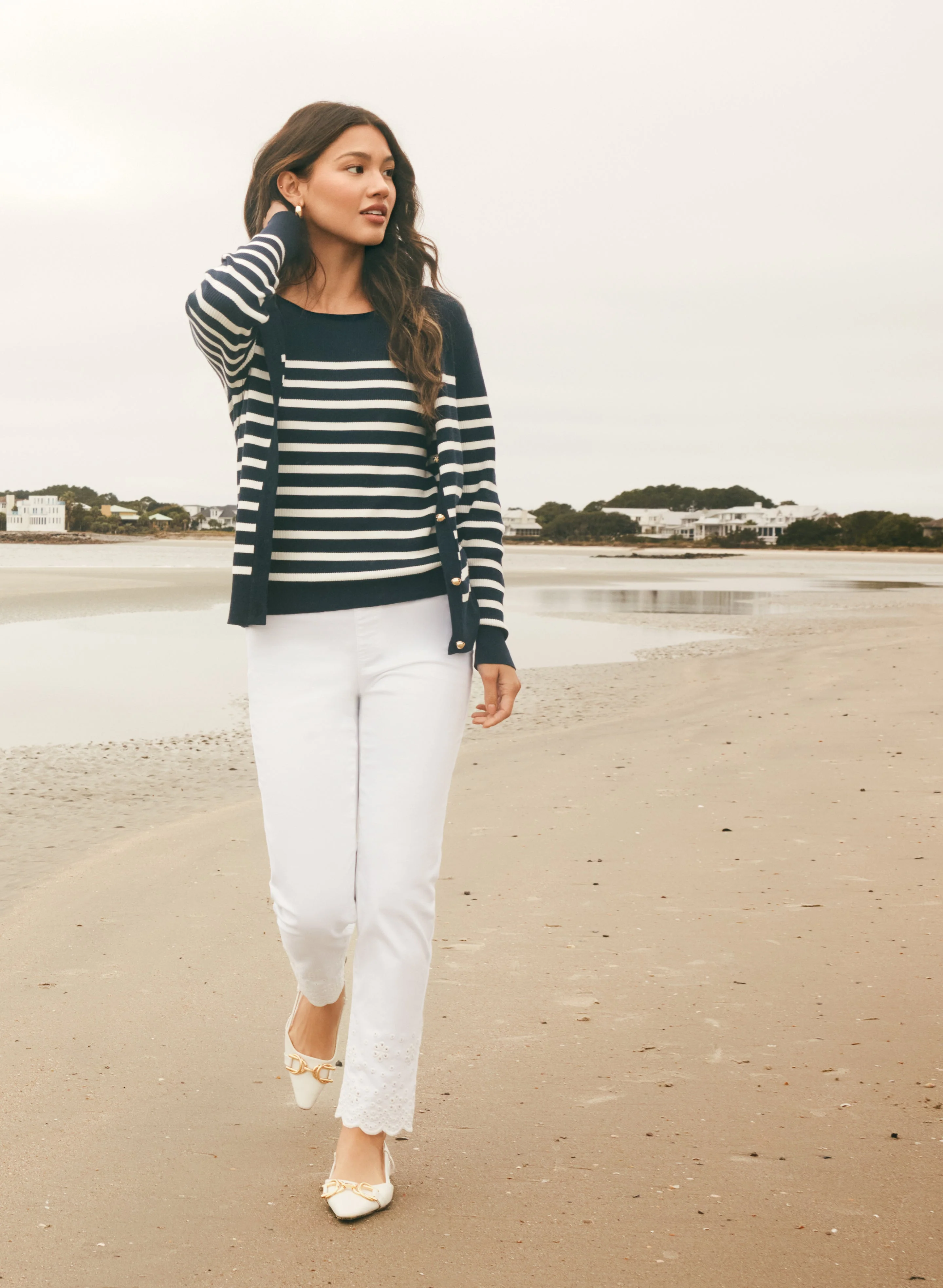 Embroidered Pull-On Jeans - Image 3