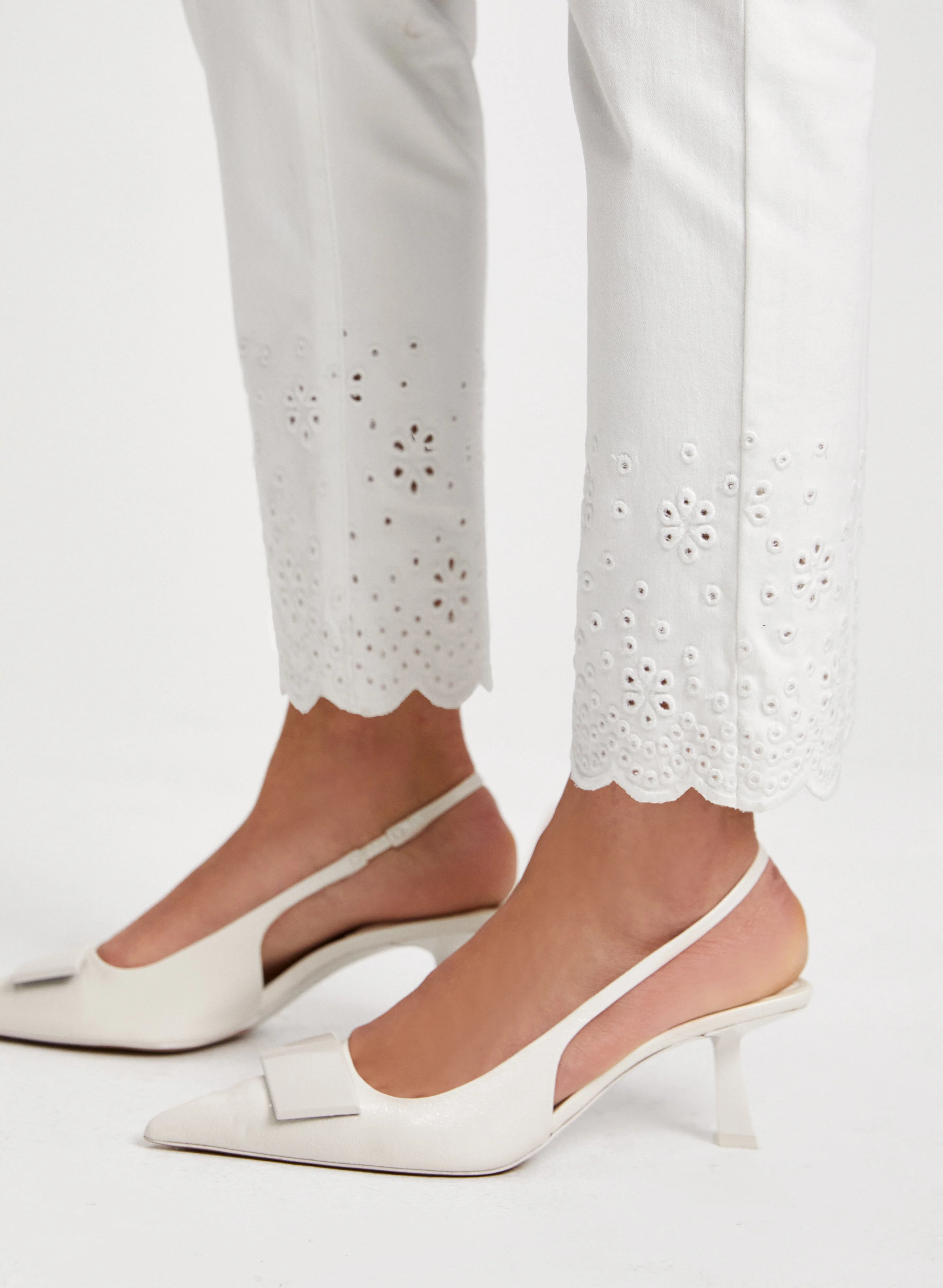 Embroidered Pull-On Jeans - Image 4