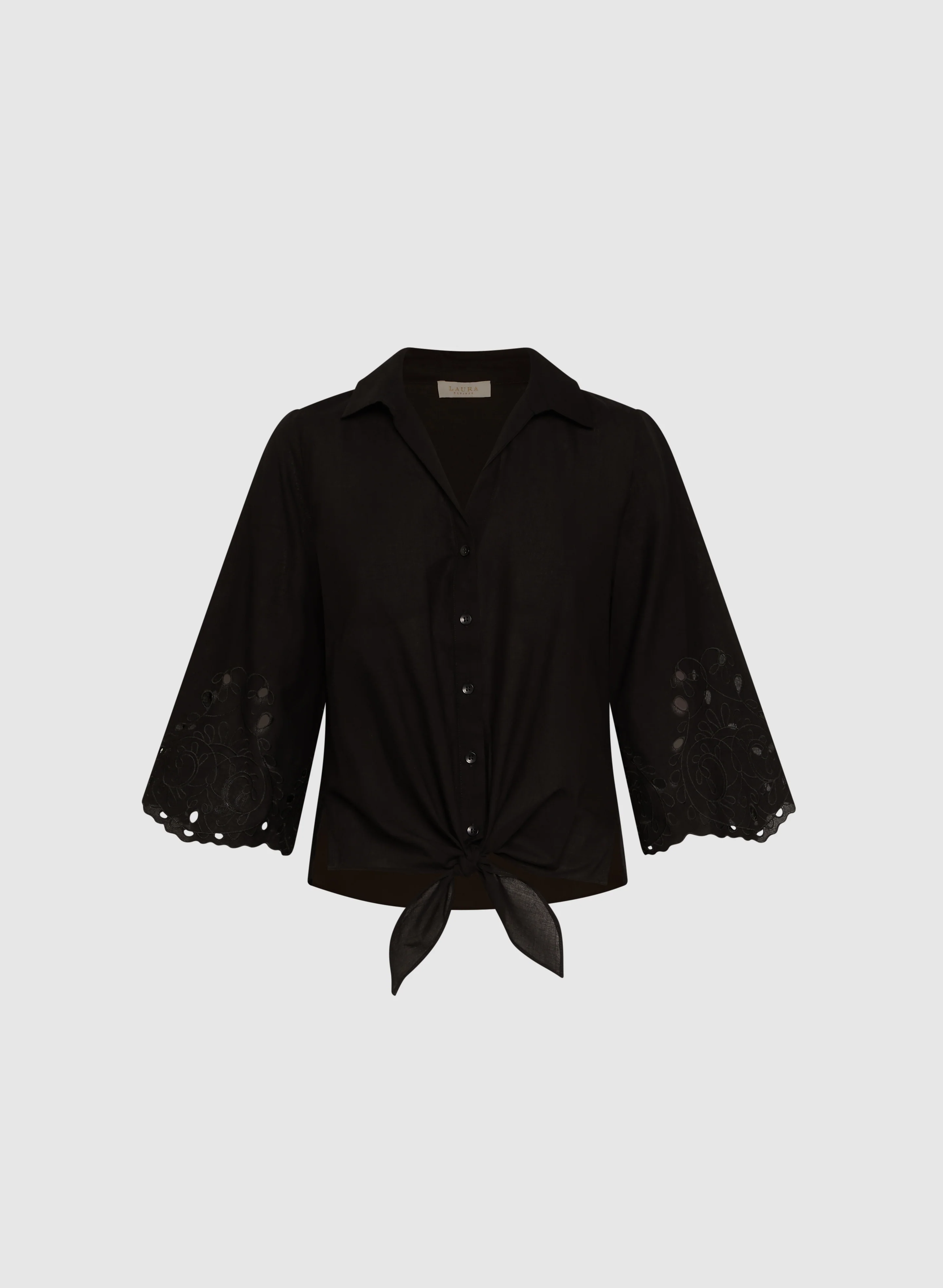 Embroidered Sleeve Blouse - Image 6