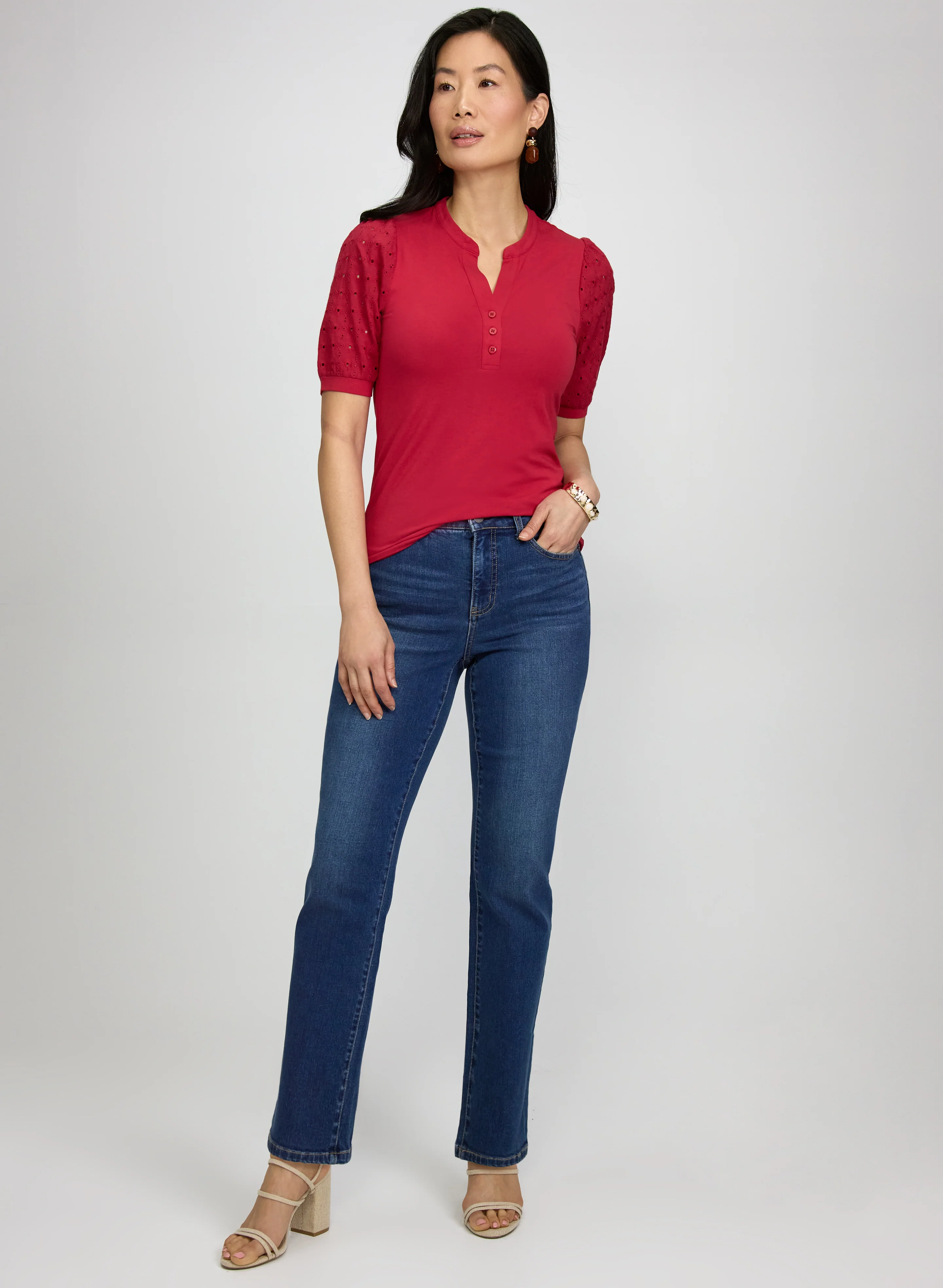 Embroidered Sleeve T-Shirt - Image 3
