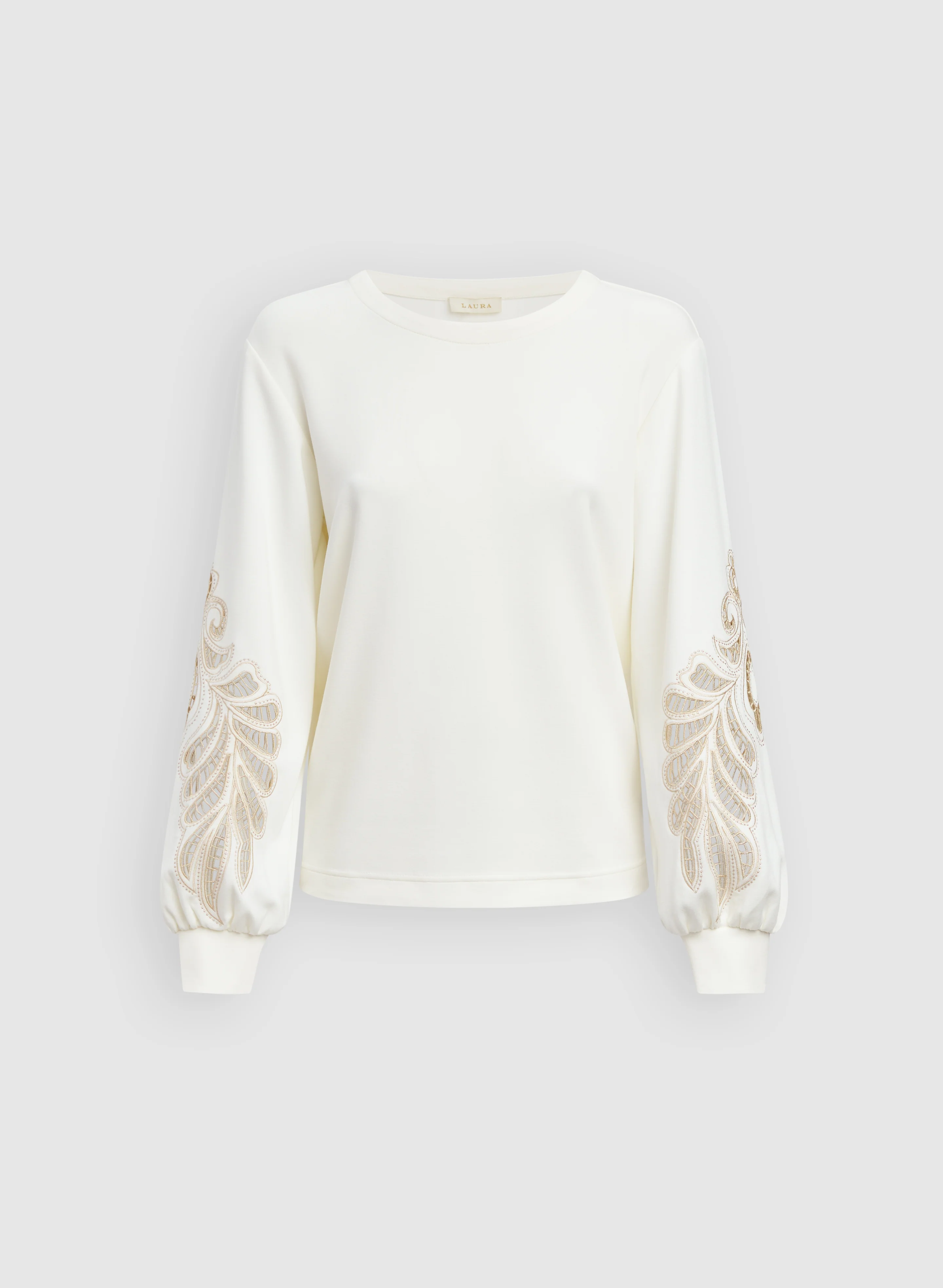 Embroidered Sleeve Top - Image 6