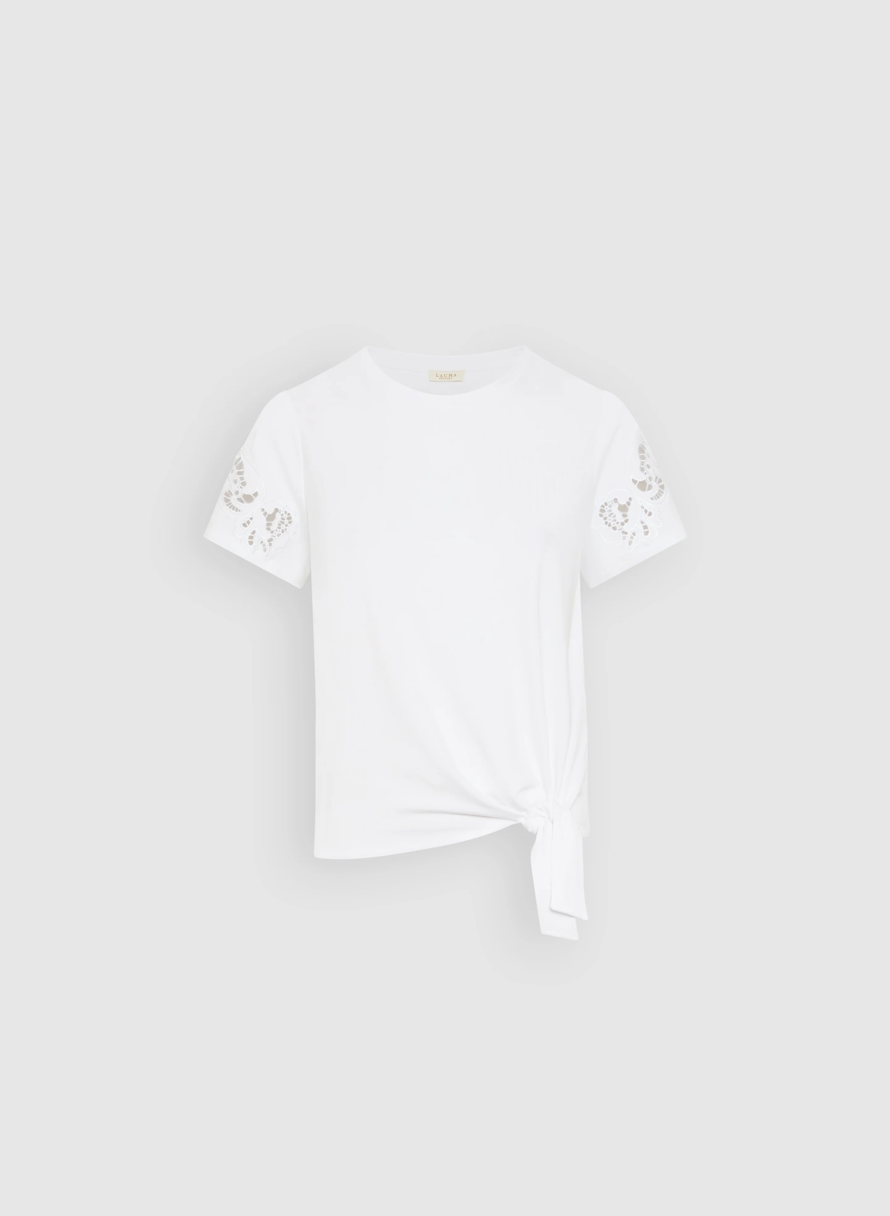 Embroidered Stretch-Cotton T-Shirt - Image 6