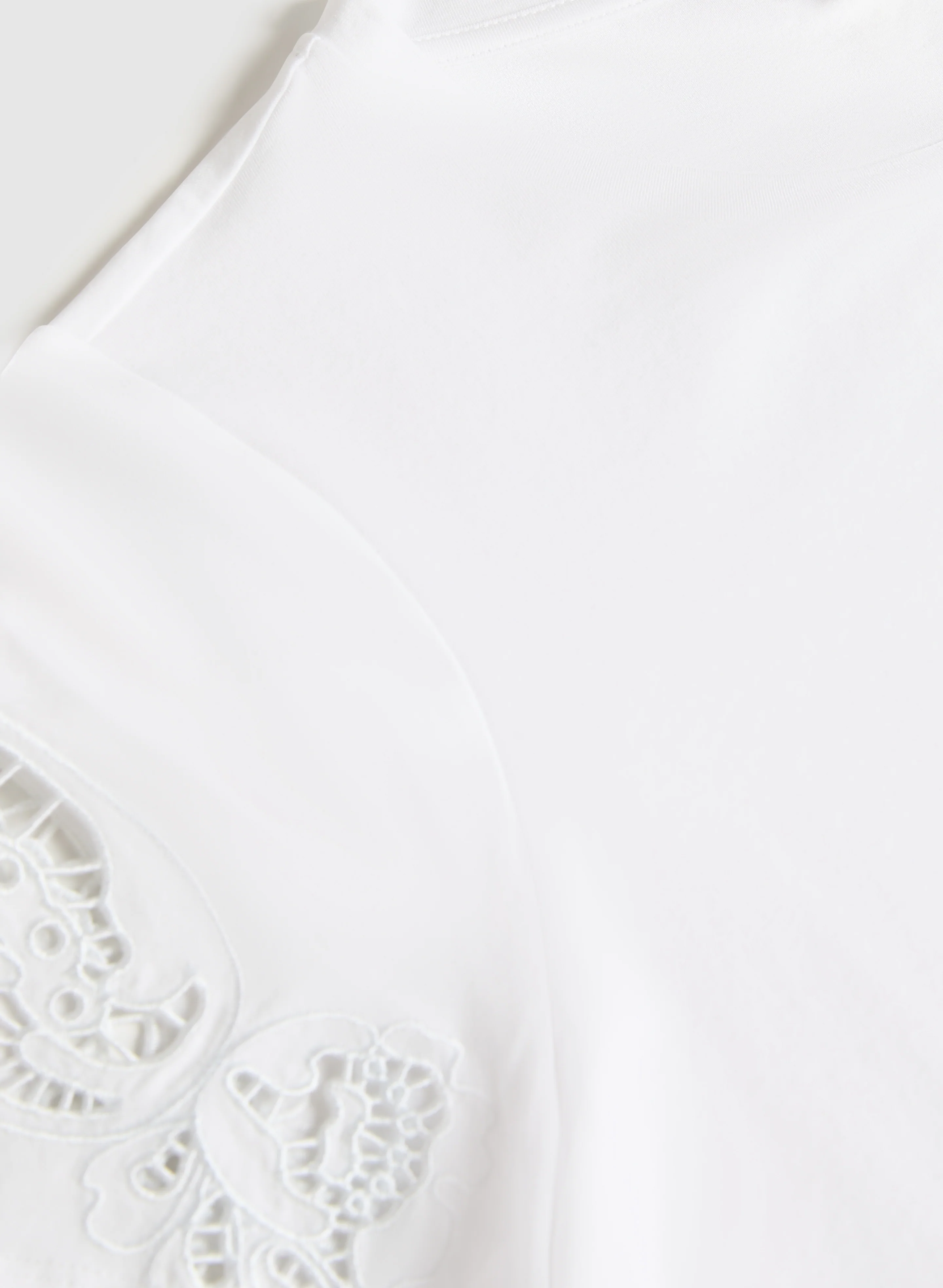 Embroidered Stretch-Cotton T-Shirt - Image 7