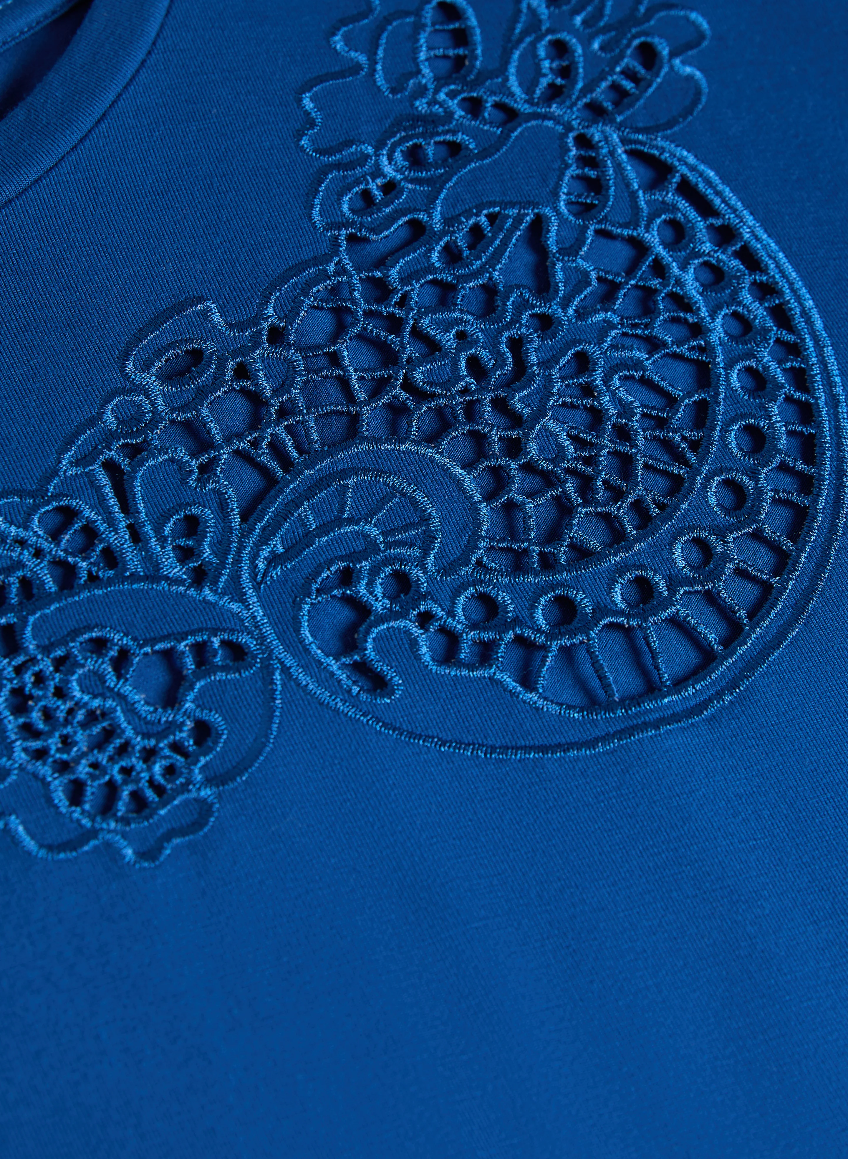 Embroidered T-Shirt Dress - Image 6