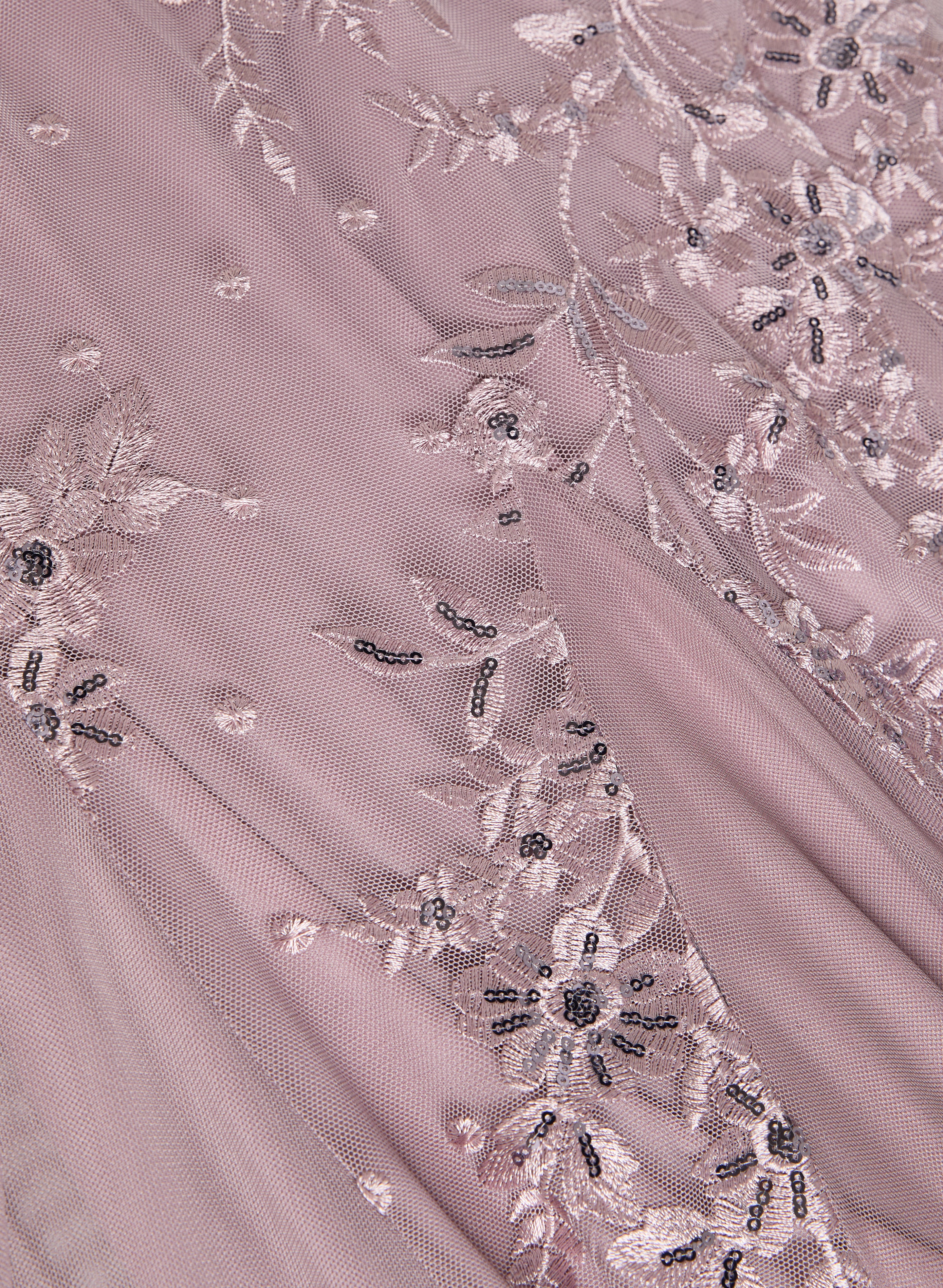 Embroidered Tulle Dress - Image 7