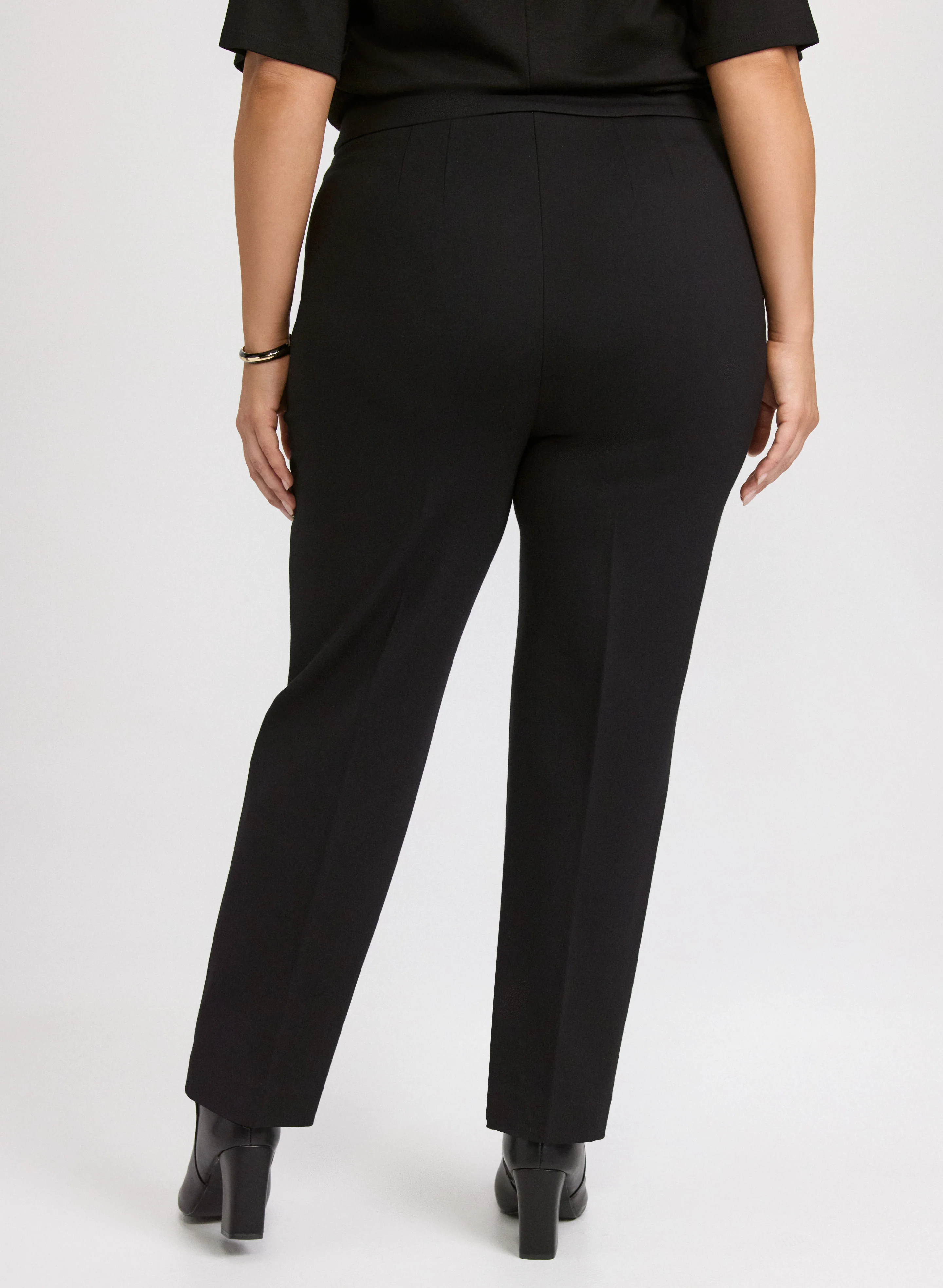 Emma Bar Trim Slim-Leg Pants - Image 4