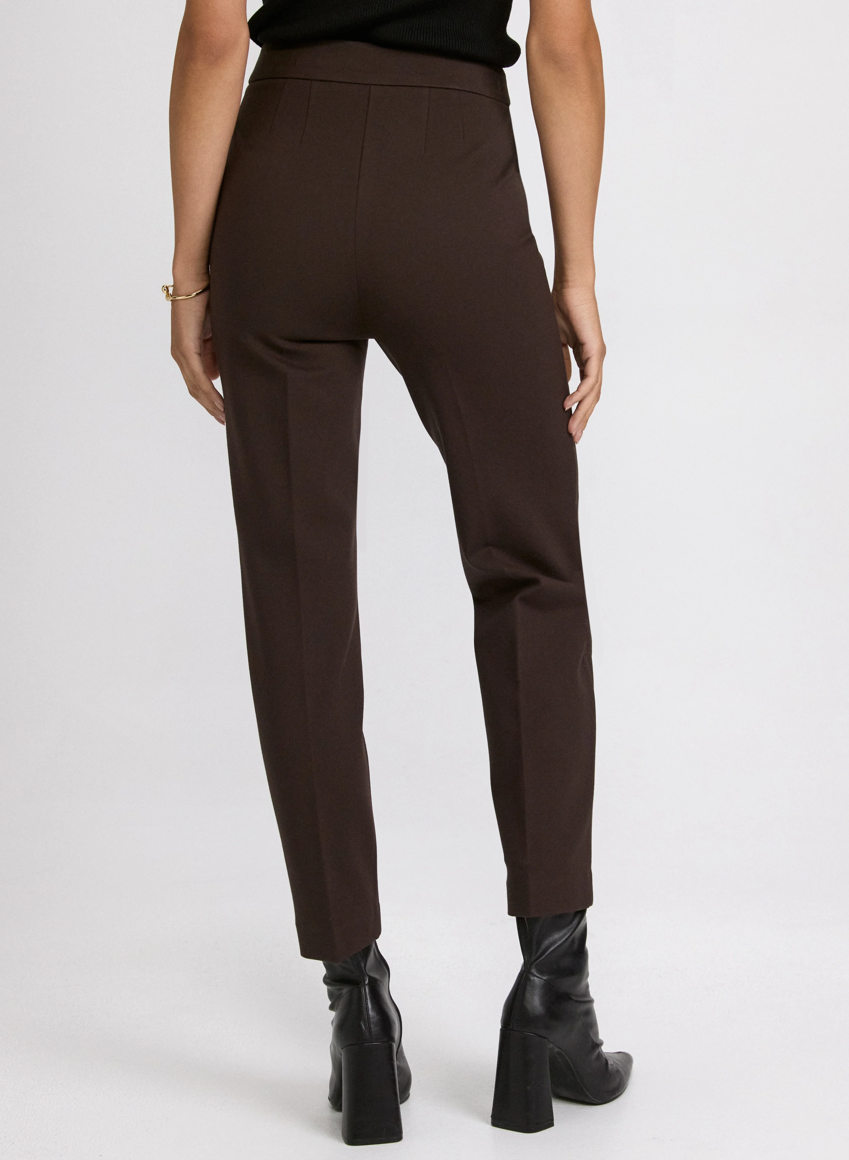 Emma Bar Trim Slim-Leg Pants - Image 4