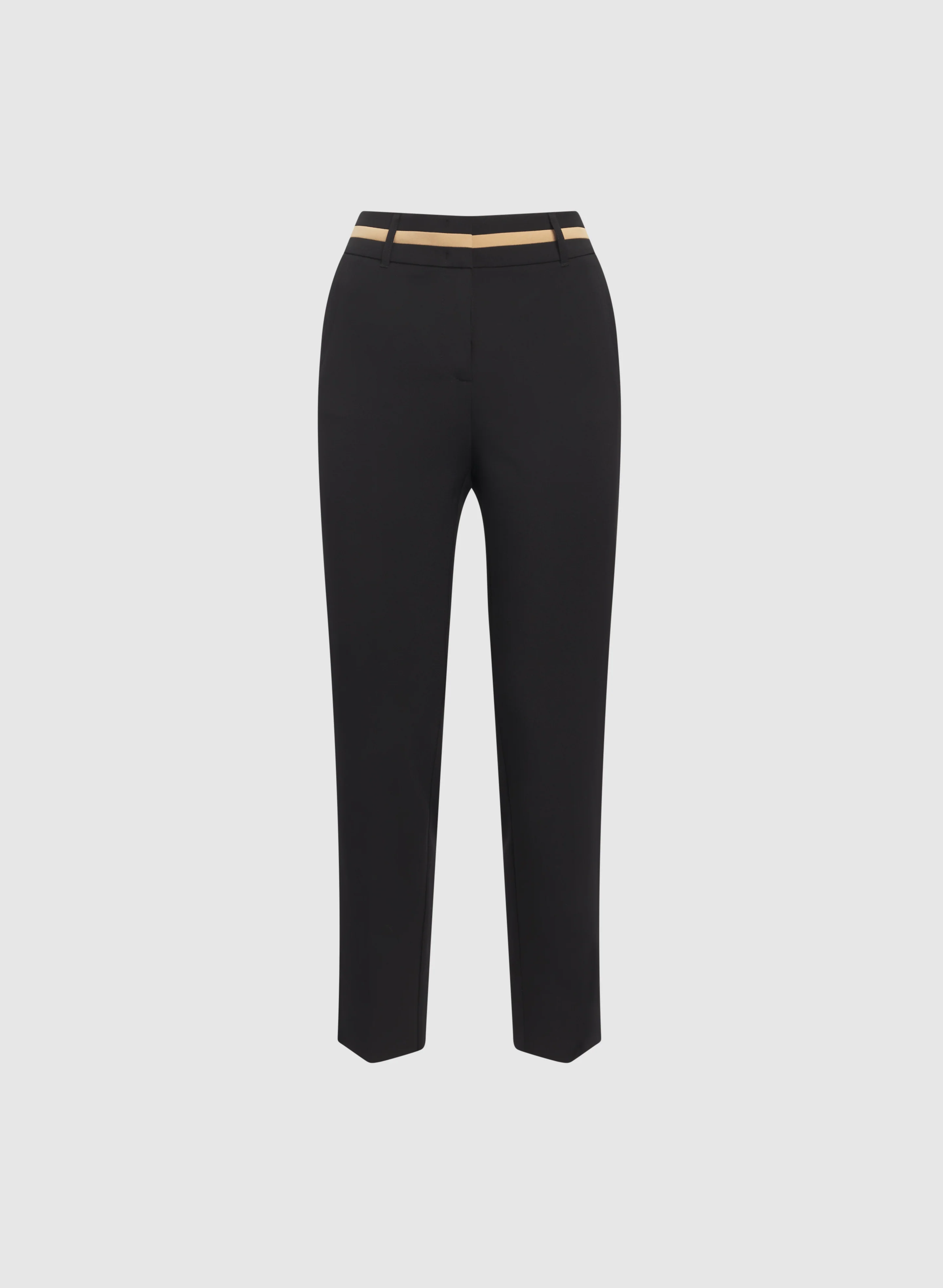 Emma Contrast Trim Slim-Leg Pants - Image 6
